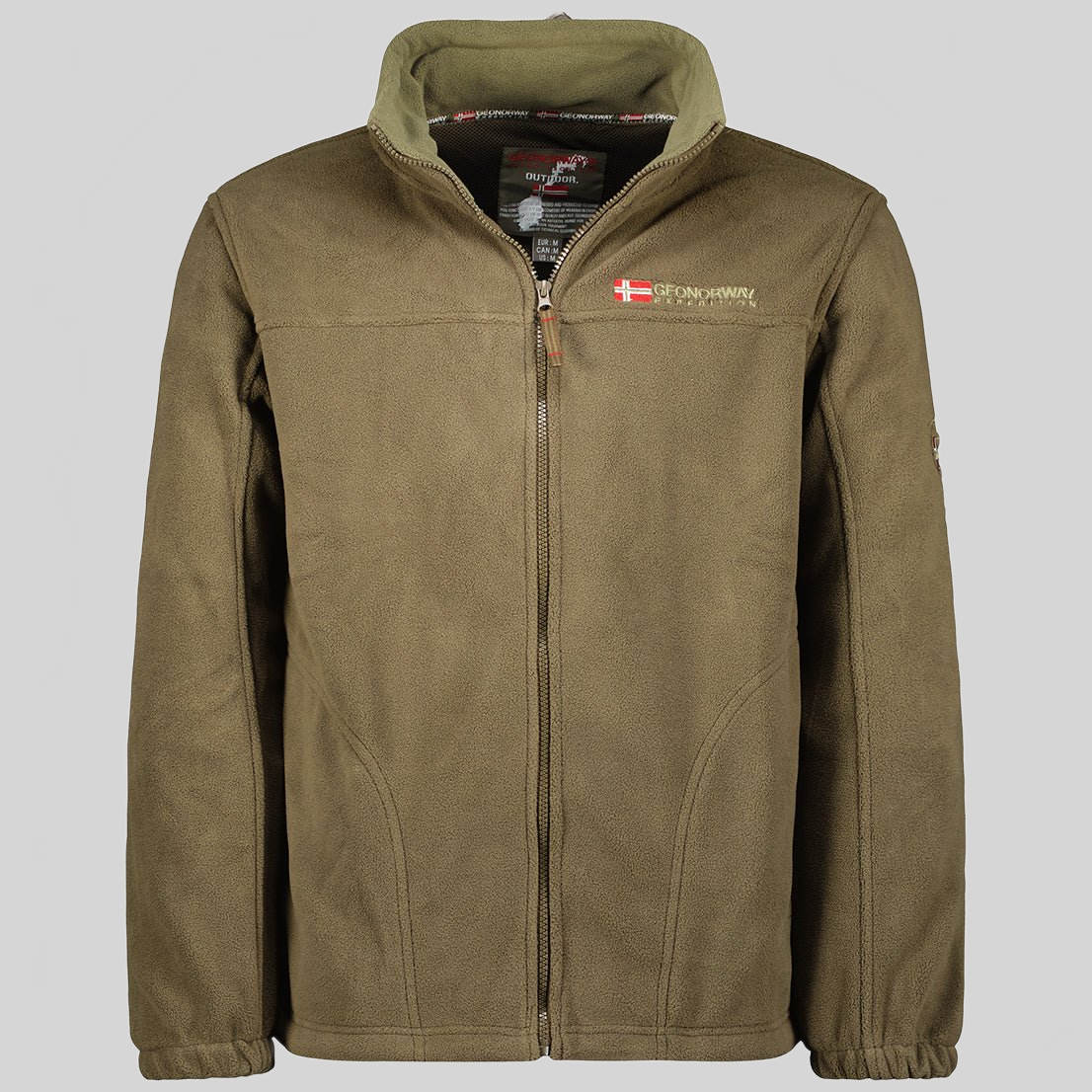 Geographical Norway Tamazonie Homme - Fleece mit Reißverschluss - Geographical Norway TAMAZONIE_MEN_BLEU_PETROLE_S_SDB-TAMAZONIE_MEN_BLEU_PETROLE_M_SDB-TAMAZONIE_MEN_BLEU_PETROLE_L_SDB-TAMAZONIE_MEN_BLEU_PETROLE_XL_SDB-TAMAZONIE_MEN_BLEU_PETROLE_XXL_SDB-TAMAZONIE_MEN_BLEU_PETROLE_3XL_SDB-TAMAZONIE_MEN_KAKI_S_SDB-TAMAZONIE_MEN_KAKI_M_SDB-TAMAZONIE_MEN_KAKI_L_SDB-TAMAZONIE_MEN_KAKI_XL_SDB