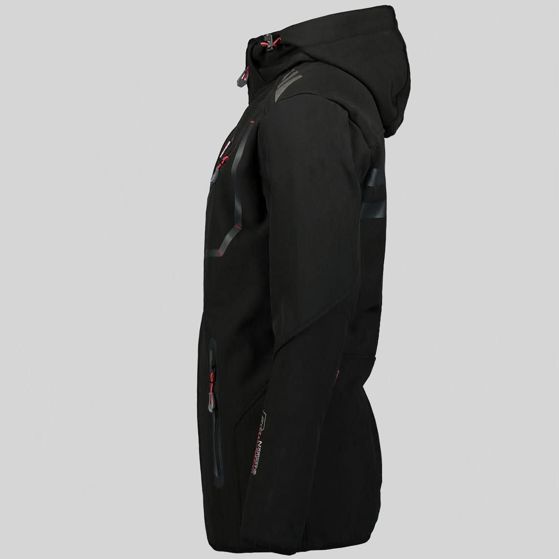 Geographical Norway Geographical Norway Royaute Homme - Softshell Gris Oscuro Rojo - Geographical Norway - S Gris Oscuro Rojo