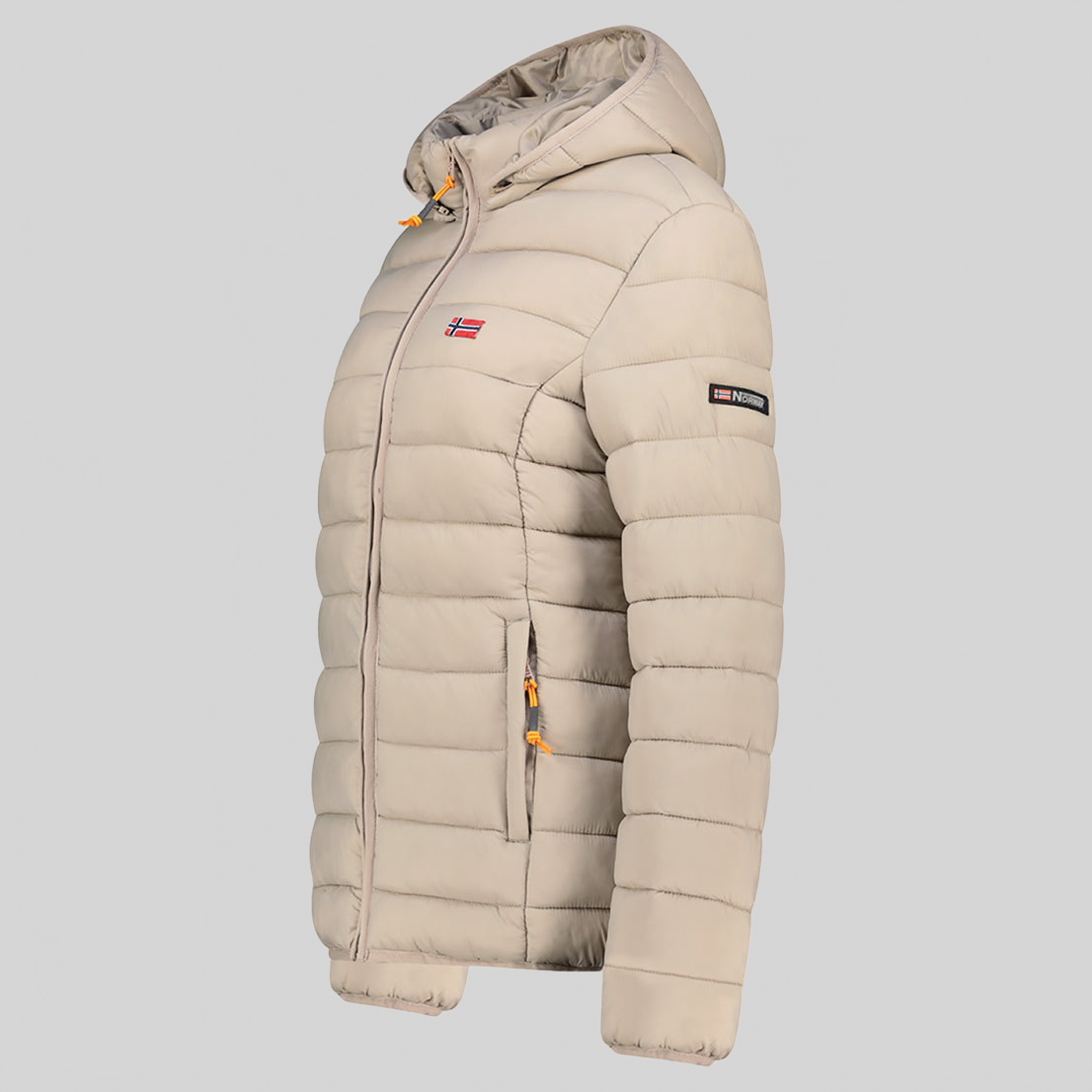  Geographical Norway ATIKOLOR HOOD Damen - Jacke Beige