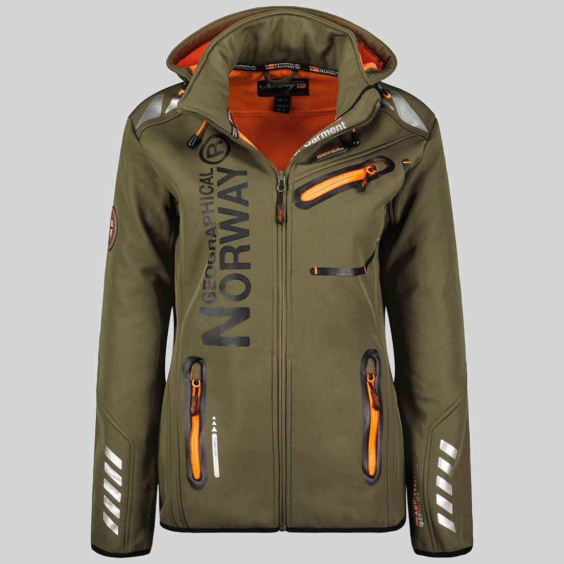 Geographical Norway Reine Femme - Softshell - Geographical Norway - S Marine Orange