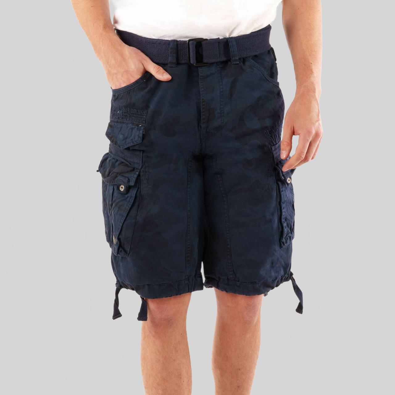 Geographical Norway Geographical Norway Panoramique Homme - Bermudas Camo Navy - Geographical Norway - S Camo Navy