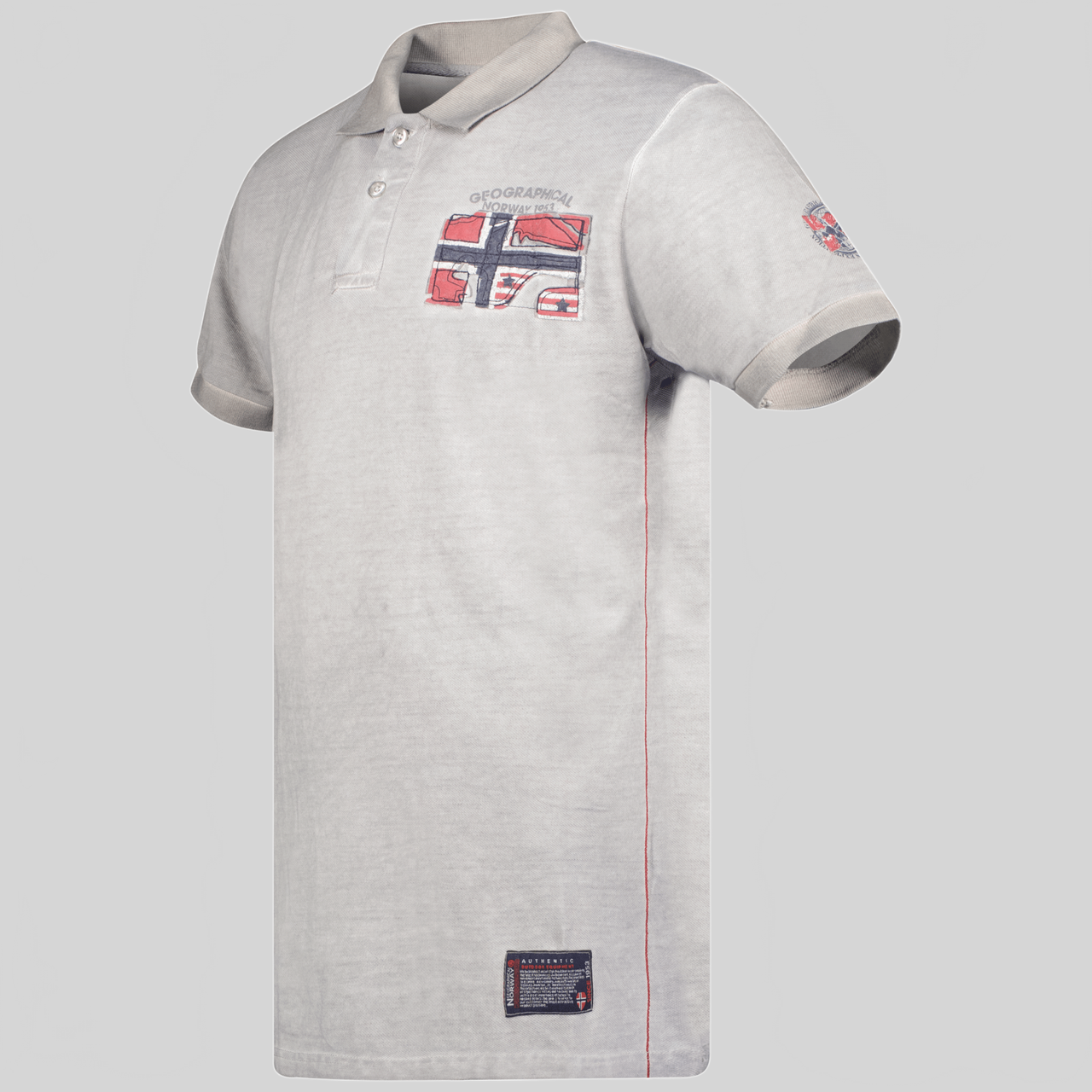 Geographical Norway Kotz Homme - Polo-Shirt mit kurzen Ärmeln - Geographical Norway KOTZ_MEN_BLEU_M_SDB-KOTZ_MEN_BLEU_L_SDB-KOTZ_MEN_BLEU_XL_SDB-KOTZ_MEN_BLEU_XXL_SDB-.KOTZ_MEN_BLAU_3XL_SDB-KOTZ_MEN_GRAU_KLAR_M_SDB-KOTZ_MEN_GRAU_KLAR_L_SDB-KOTZ_MEN_GRAU_KLAR_XL_SDB-KOTZ_MEN_GRAU_KLAR_XXL_SDB-KOTZ_MEN_GRAU_KLAR_3XL_SDB