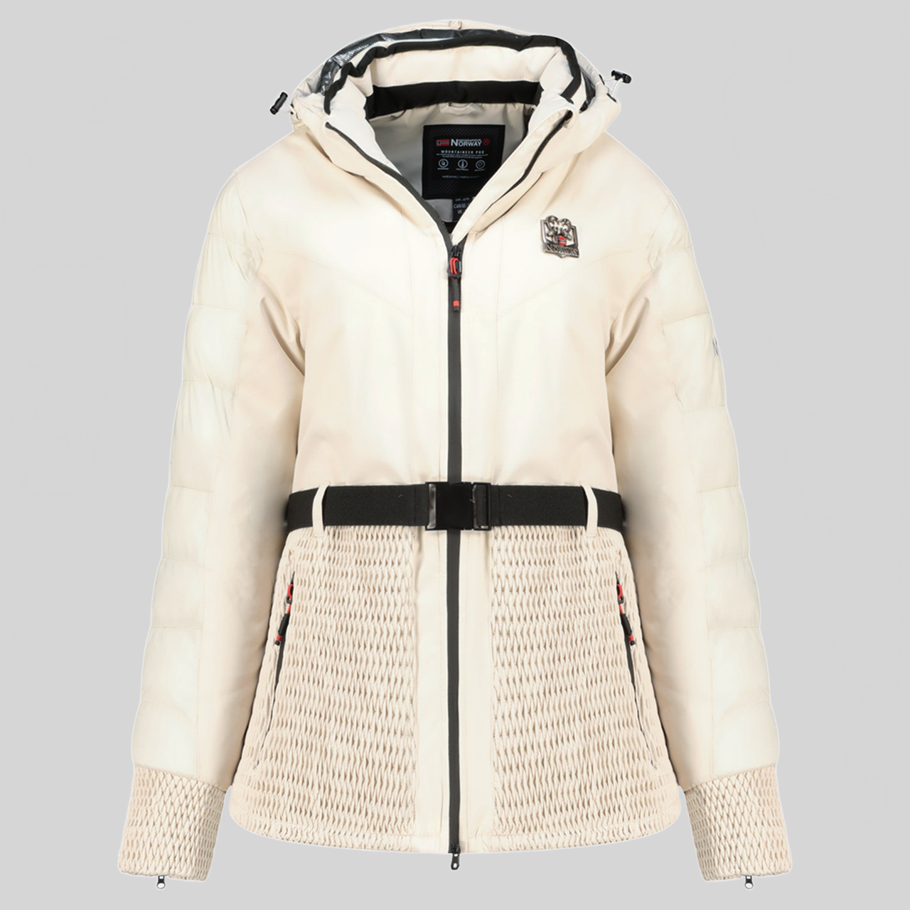  Geographical Norway WOLITA Damen - Skijacke Weiß Casse