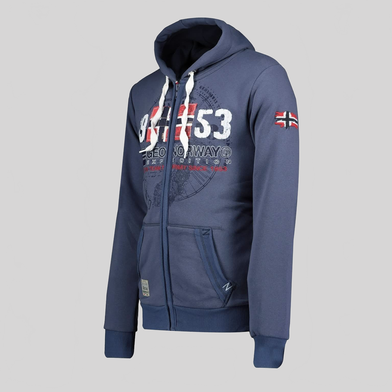 Geographical Norway Gapigal Homme - Sweat zippé à capuche - Geographical Norway GAPIGAL_MEN_BEIGE_M_EO_SDB-GAPIGAL_MEN_BEIGE_L_EO_SDB-GAPIGAL_MEN_BEIGE_XL_EO_SDB-GAPIGAL_MEN_BLEU_S_EO_SDB-GAPIGAL_MEN_BLEU_M_EO_SDB-GAPIGAL_MEN_BLEU_L_EO_SDB-GAPIGAL_MEN_BLEU_XL_EO_SDB-GAPIGAL_MEN_BLEU_XXL_EO_SDB-GAPIGAL_MEN_CORAIL_M_EO_SDB-GAPIGAL_MEN_CORAIL_L_EO_SDB