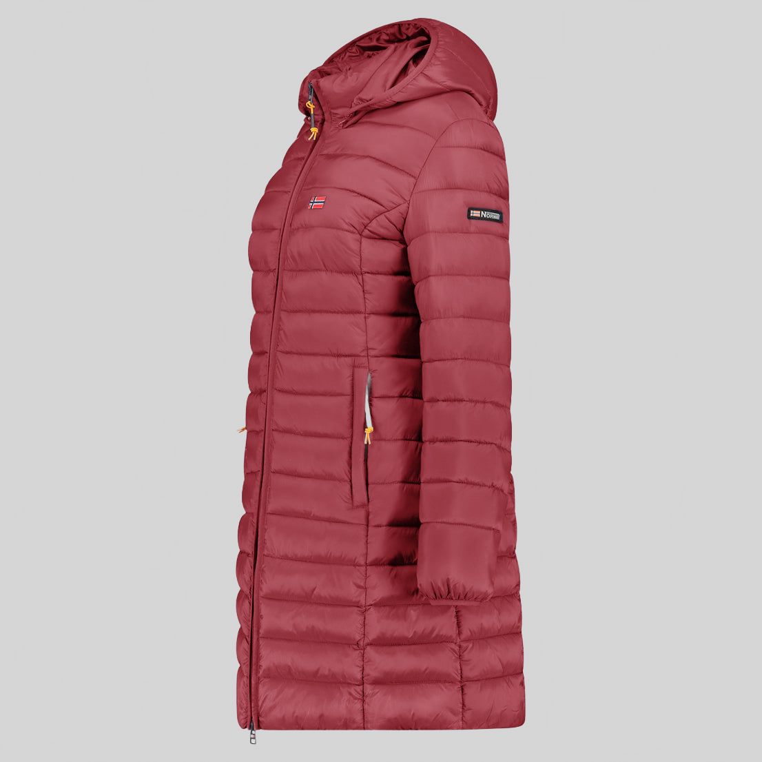  Geographical Norway ATIKOLOR LONG HOOD Mujer - Chaqueta Caqui