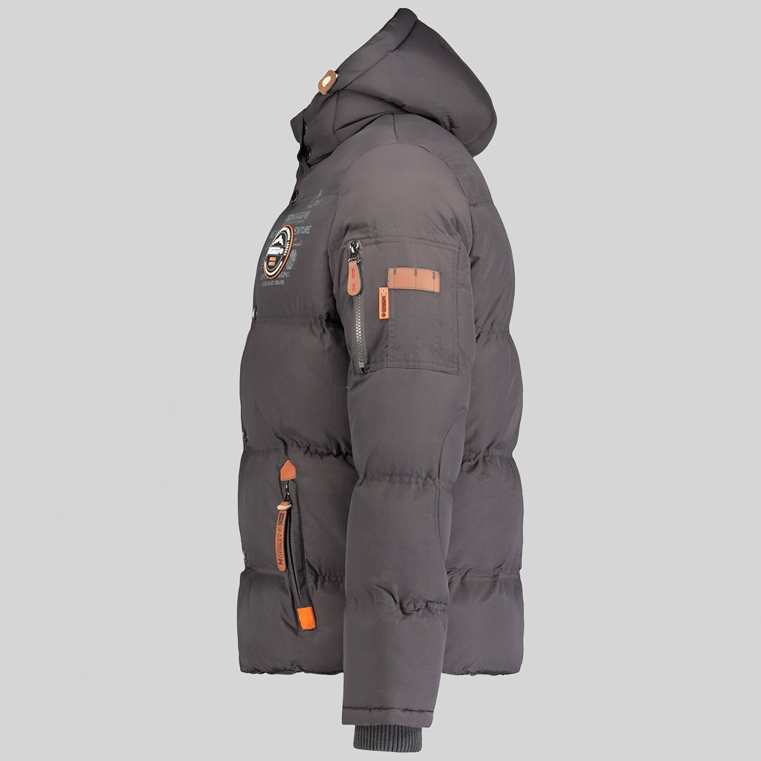Geographical Norway Verveine Homme - Quilted Puffer jacket - Geographical Norway VERVEINE_MEN_GRIS_FONCE_SDB-VERVEINE_MEN_GRIS_FONCE_M_SDB-VERVEINE_MEN_GRIS_FONCE_L_SDB-VERVEINE_MEN_GRIS_FONCE_XL_SDB-VERVEINE_MEN_GRIS_FONCE_XXL_SDB-VERVEINE_MEN_GRIS_FONCE_3XL_SDB-VERVEINE_MEN_GRIS_FONCE_4XL_SDB-VERVEINE_MEN_GRIS_FONCE_5XL_SDB-VERVEINE_MEN_GRIS_FONCE_6XL_SDB-VERVEINE_MEN_GRIS_FONCE_7XL_SDB
