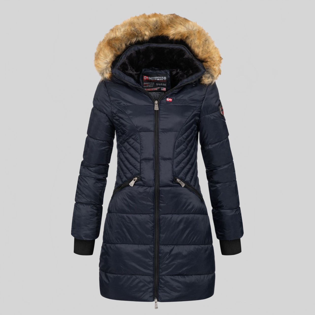 Geographical Norway Geographical Norway Abeille Femme - Parka cálida con capucha - Geographical Norway ABEILLE_LADY_KAKI_S_SDB-ABEILLE_LADY_MARINE_S_SDB-ABEILLE_LADY_NOIR_S_SDB-BEE_LADY_MOLE_SDB-BEE_LADY_KHAKI_M_SDB-BEE_LADY_MARINE_M_SDB-BEE_LADY_BLACK_M_SDB-BEE_LADY_MOLE_M_SDB-BEE_LADY_KHAKI_L_SDB-BEE_LADY_MARINE_L_SDB