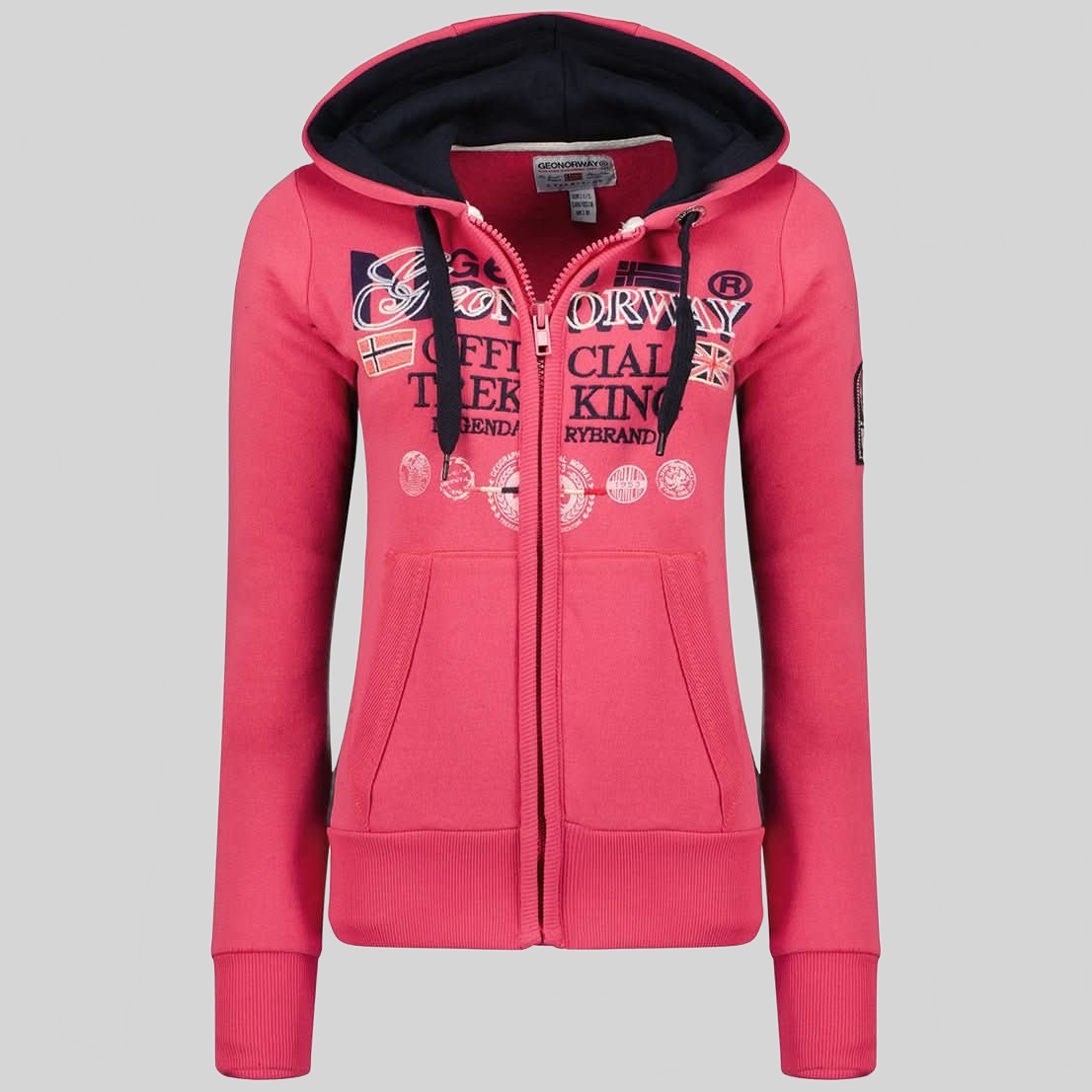 Geographical Norway Gladys Damen - Sweatshirt - Geographical Norway GLADYS_LADYS_GRIS_CLAIR_S_SDB-GLADYS_LADYS_BLANC_SDB-GLADYS_LADYS_CORAIL_S_SDB-GLADYS_LADY_MARINE_S_SDB-.GLADYS_LADY_ROSE_FLASH_S_SDB-GLADYS_LADY_HELLGRAU_M_SDB-GLADYS_LADY_WEISS_M_SDB-GLADYS_LADY_CORAIL_M_SDB-GLADYS_LADY_MARINE_M_SDB-GLADYS_LADY_ROSE_FLASH_M_SDB