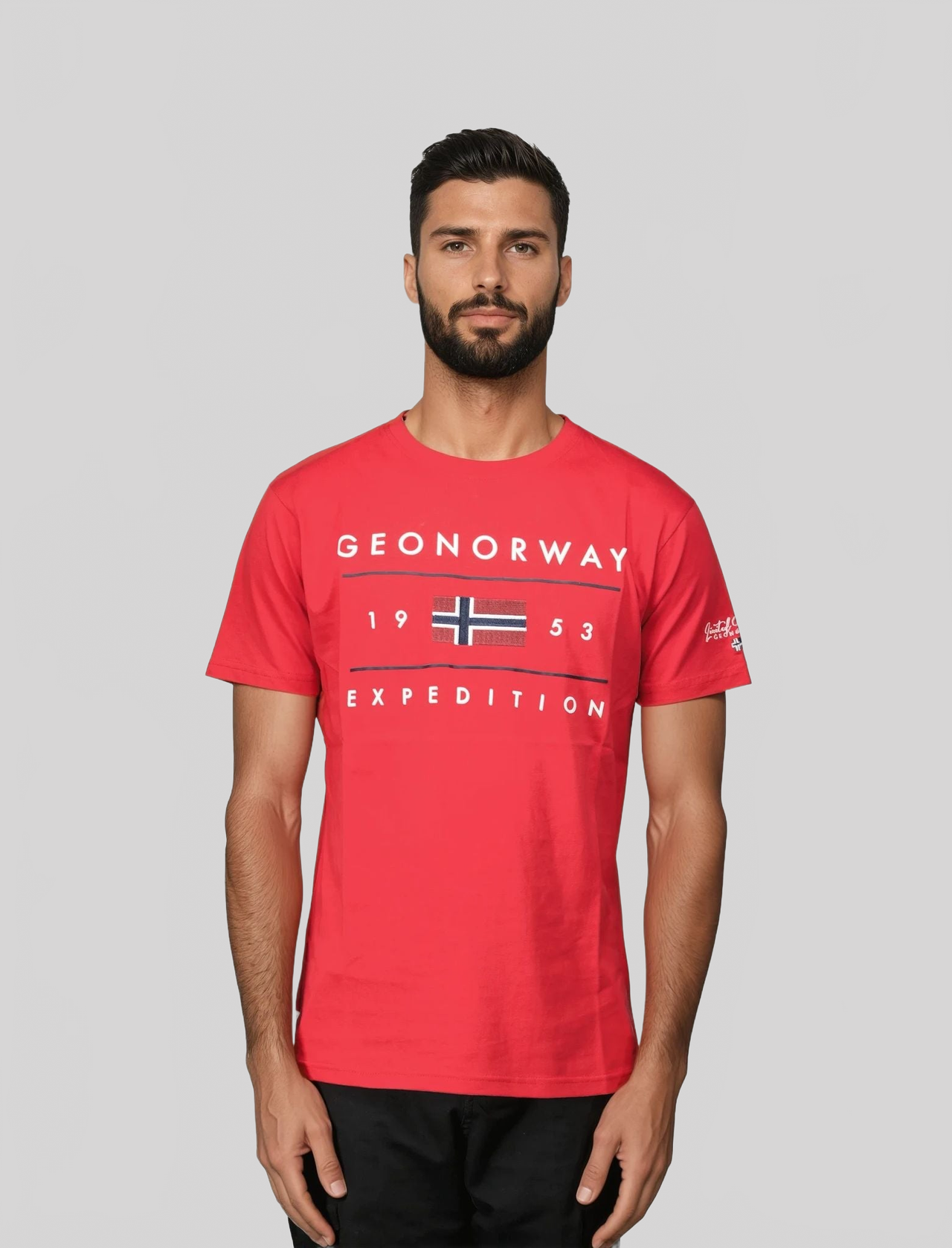 Geographical Norway JEZOLO - T-Shirt Homme Manches Courtes avec Drapeau - Geographical Norway JEZOLO_MEN_GRIS_CLAIR_S_SDB-JEZOLO_MEN_MARINE_S_SDB-JEZOLO_MEN_BLANC_S_SDB-JEZOLO_MEN_GRIS_CLAIR_M_SDB-JEZOLO_MEN_MARINE_M_SDB-JEZOLO_MEN_BLANC_M_SDB-JEZOLO_MEN_GRIS_CLAIR_L_SDB-JEZOLO_MEN_MARINE_L_SDB-JEZOLO_MEN_BLANC_L_SDB-JEZOLO_MEN_GRIS_CLAIR_XL_SDB