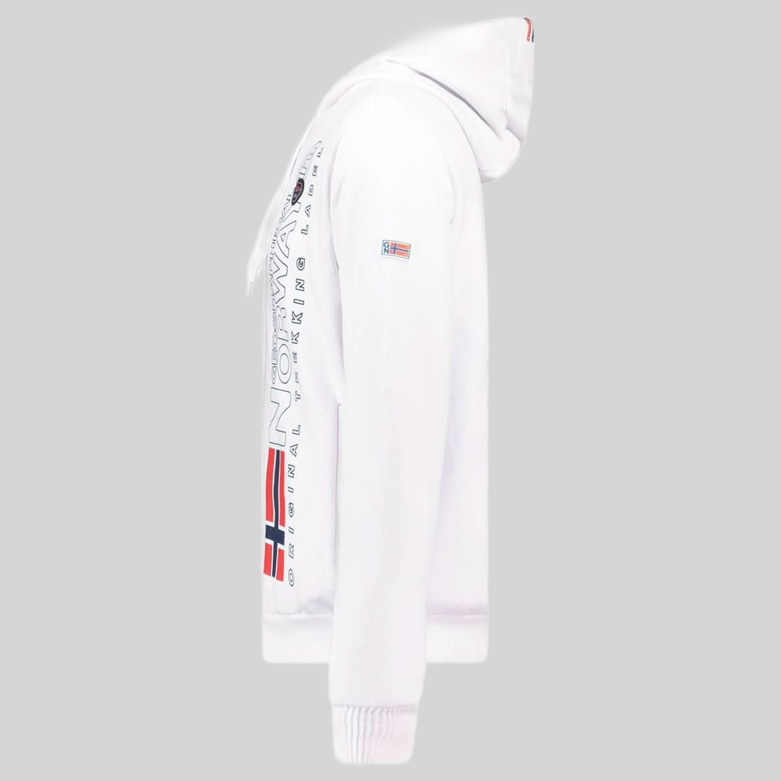 Geographical Norway FOGORA Herren - Kapuzenpullover mit Aufdrucken und Flagge am Ärmel - Geographical Norway FOGORA_MEN_CLARGRIS_S_SDB-FOGORA_MEN_NOIR_S_SDB-FOGORA_MEN_BLANC_S_SDB-.FOGORA_MEN_MARINE_S_SDB-FOGORA_MEN_GRAIS_CLAIR_M_SDB-FOGORA_MEN_SCHWARZ_M_SDB-FOGORA_MEN_BLANC_M_SDB-FOGORA_MEN_MARINE_M_SDB-FOGORA_MEN_GRAIS_CLAIR_L_SDB-FOGORA_MEN_SCHWARZ_L_SDB
