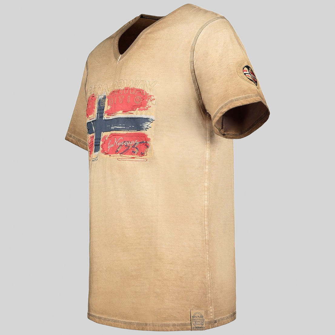 Geographical Geographical Norway Joasis Hombre - Camiseta cuello pico - Geographical Norway JOASIS_MEN_GRIS_CLAIR_SDB-JOASIS_MEN_GRIS_CLAIR_M_SDB-JOASIS_MEN_GRIS_CLAIR_L_SDB-JOASIS_MEN_GREY_LIGHT_XL_SDB-JOASIS_MEN_GREY_LIGHT_XXL_SDB-JOASIS_MEN_GREY_LIGHT_3XL_SDB-JOASIS_MEN_BEIGE_M_SDB-JOASIS_MEN_BEIGE_L_SDB-JOASIS_MEN_BEIGE_XL_SDB-JOASIS_MEN_BEIGE_XXL_SDB