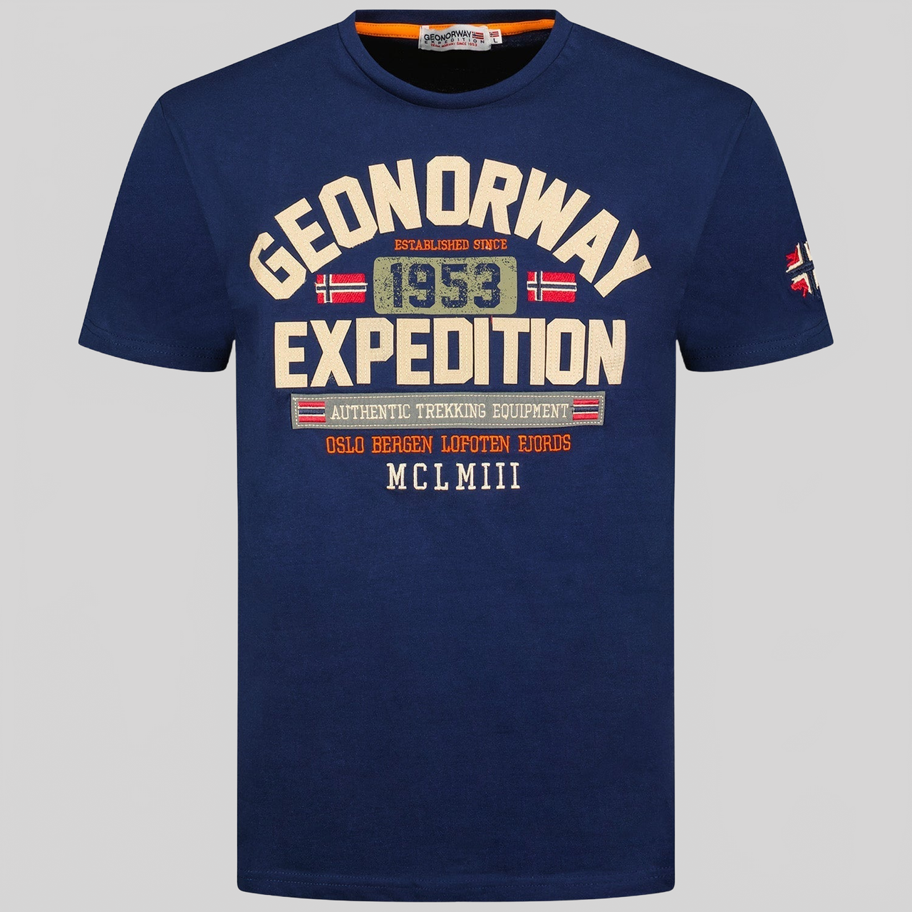 Geographical Norway Jermanito Uomo - Maglietta a maniche corte - Geographical Norway JERMANITO_MEN_GRIS_S_SDB-JERMANITO_MEN_GRIS_M_SDB-JERMANITO_MEN_GRIS_XL_SDB-JERMANITO_MEN_GRIS_XXL_SDB-JERMANITO_MEN_GRIS_3XL_SDB-JERMANITO_MEN_MARINE_S_SDB-JERMANITO_MEN_MARINE_M_SDB-JERMANITO_MEN_MARINE_L_SDB-JERMANITO_MEN_MARINE_XL_SDB