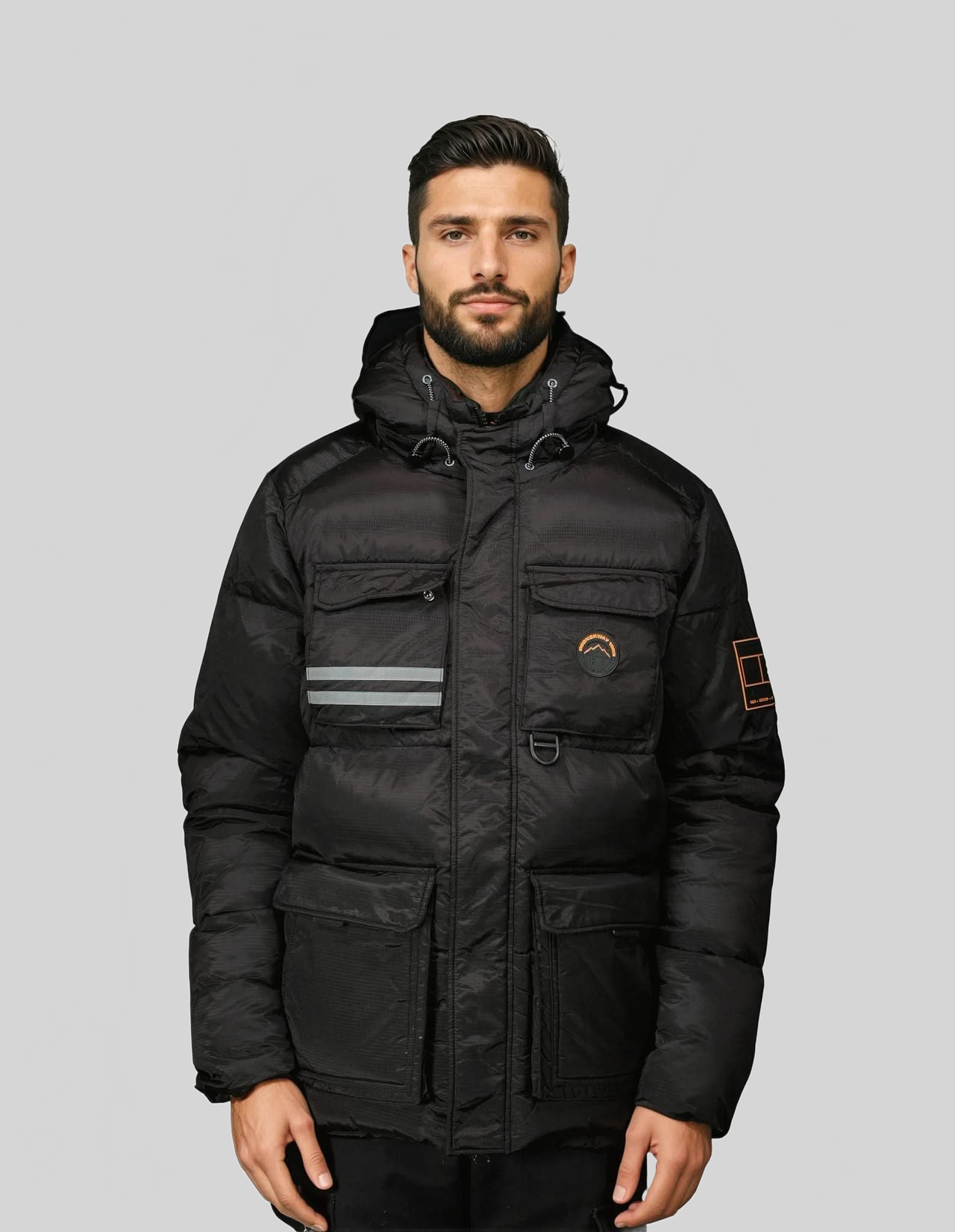 Geographical Geographical Norway Dolbary Hombre - Parka con capucha y bolsillos - Geographical Norway DOLBARY_MEN_NOIR_S_SDB-DOLBARY_MEN_MARINE_S_SDB-DOLBARY_MEN_NOIR_M_SDB-DOLBARY_MEN_MARINE_M_SDB-DOLBARY_MEN_NOIR_L_SDB-DOLBARY_MEN_MARINE_L_SDB-DOLBARY_MEN_NOIR_XL_SDB-DOLBARY_MEN_MARINE_XL_SDB-DOLBARY_MEN_NOIR_XXL_SDB-DOLBARY_MEN_MARINE_XXL_SDB