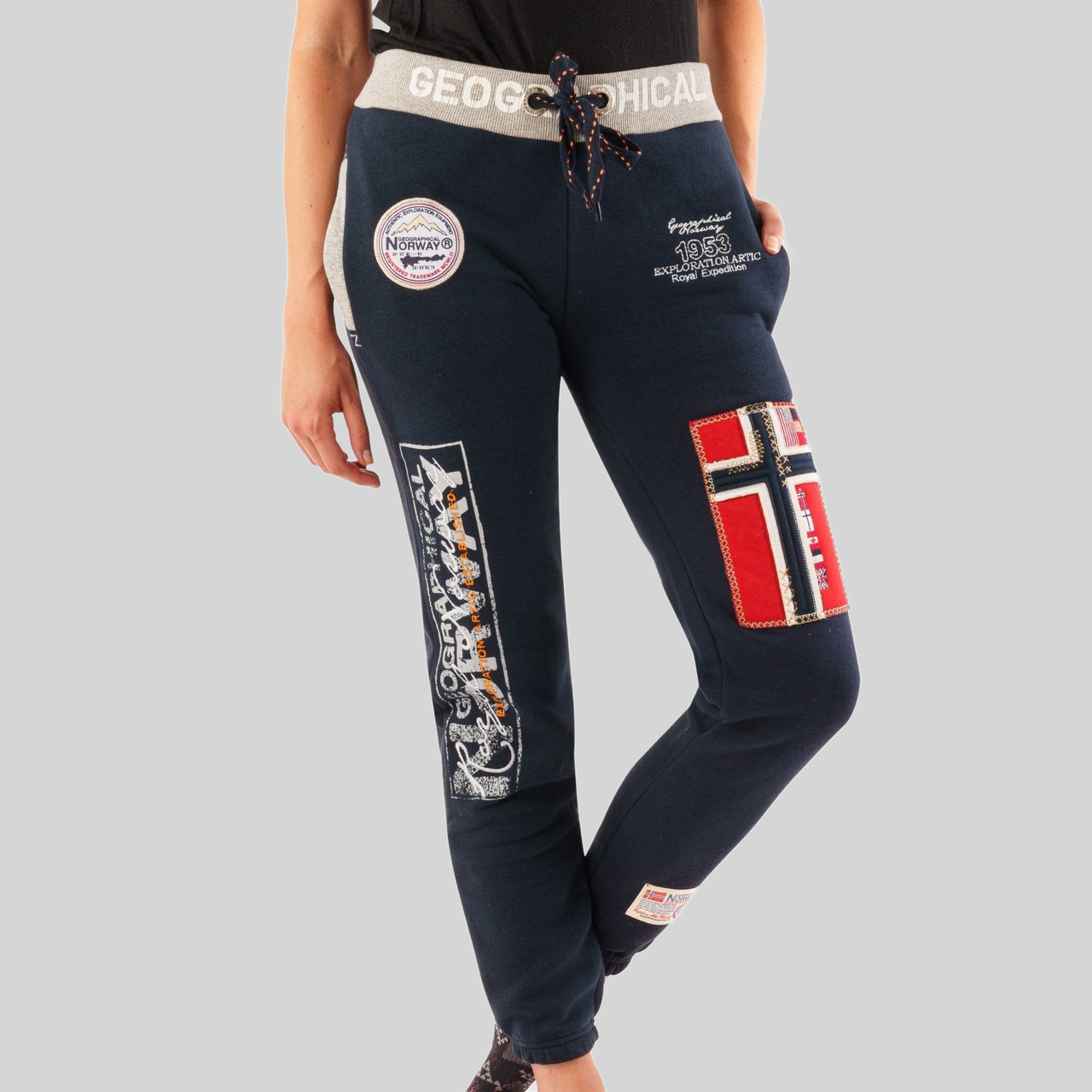 Geographical Norway Myer Women - Low-rise jogging pants - Geographical Norway MYER_LADY_GRIS_CLAIR_S_EO_SDB-MYER_LADY_GRIS_CLAIR_M_EO_SDB-MYER_LADY_GRIS_CLAIR_L_EO_SDB-MYER_LADY_GRIS_CLAIR_XL_EO_SDB-MYER_LADY_GRIS_CLAIR_XXL_EO_SDB-MYER_LADY_NOIR_S_EO_SDB-MYER_LADY_NOIR_M_EO_SDB-MYER_LADY_NOIR_L_EO_SDB-MYER_LADY_NOIR_XL_EO_SDB-MYER_LADY_NOIR_XXL_EO_SDB