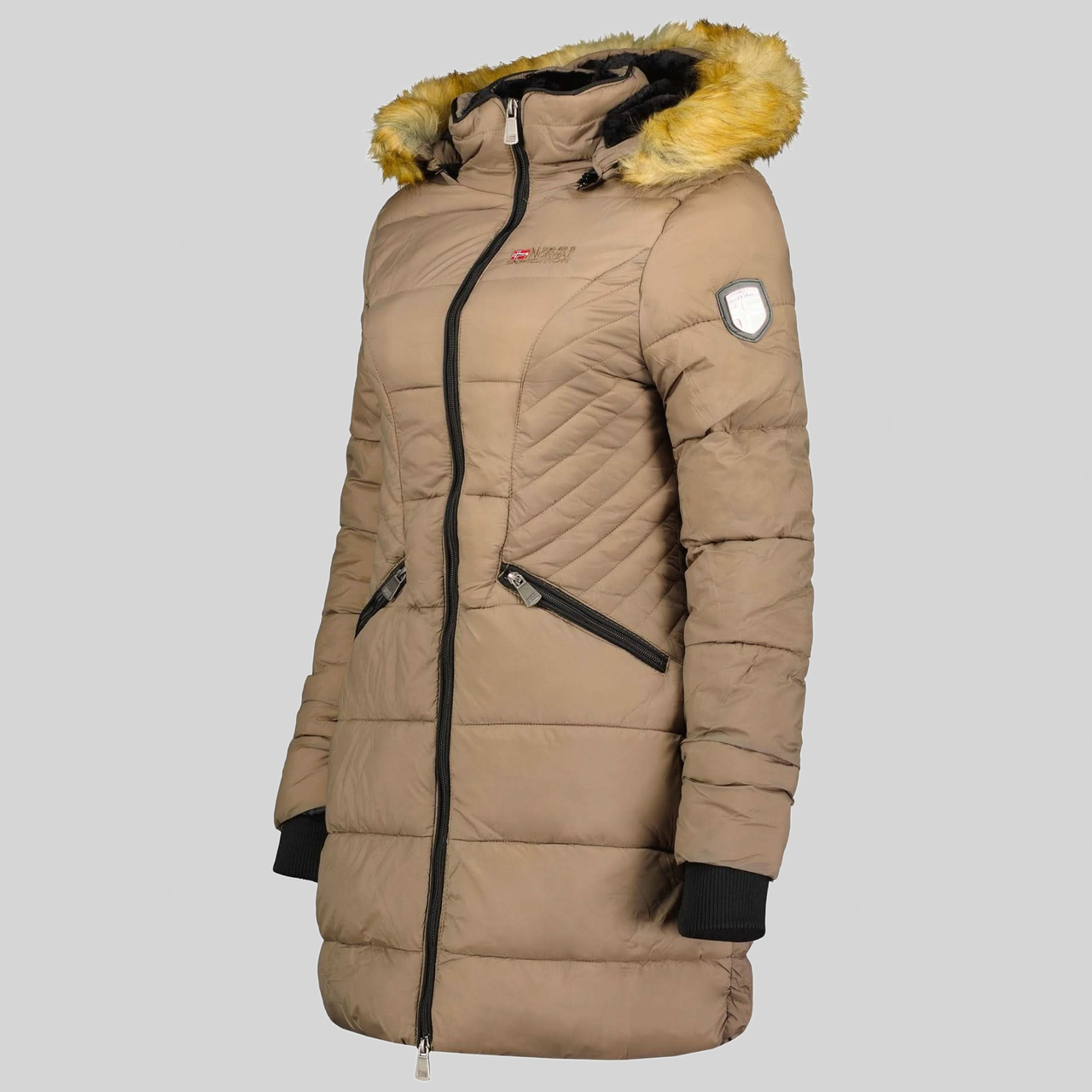 Geographical Norway Biene Frau - Warmer Parka mit Kapuze - Geographical Norway ABEILLE_LADY_KAKI_S_SDB-ABEILLE_LADY_MARINE_S_SDB-ABEILLE_LADY_NOIR_S_SDB-.BIENE_LADY_TAUPE_S_SDB- BIENE_LADY_KAKI_M_SDB- BIENE_LADY_MARINE_M_SDB- BIENE_LADY_SCHWARZ_M_SDB- BIENE_LADY_TAUPE_M_SDB- BIENE_LADY_KAKI_L_SDB- BIENE_LADY_MARINE_L_SDB
