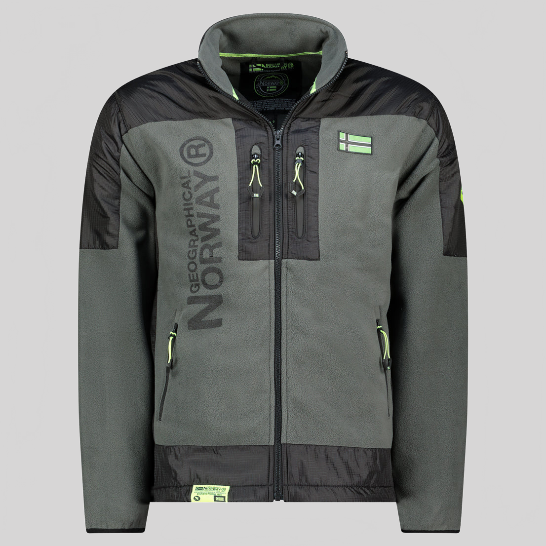  Geographical Norway TULENE Homme - Polaire Blanc Casse