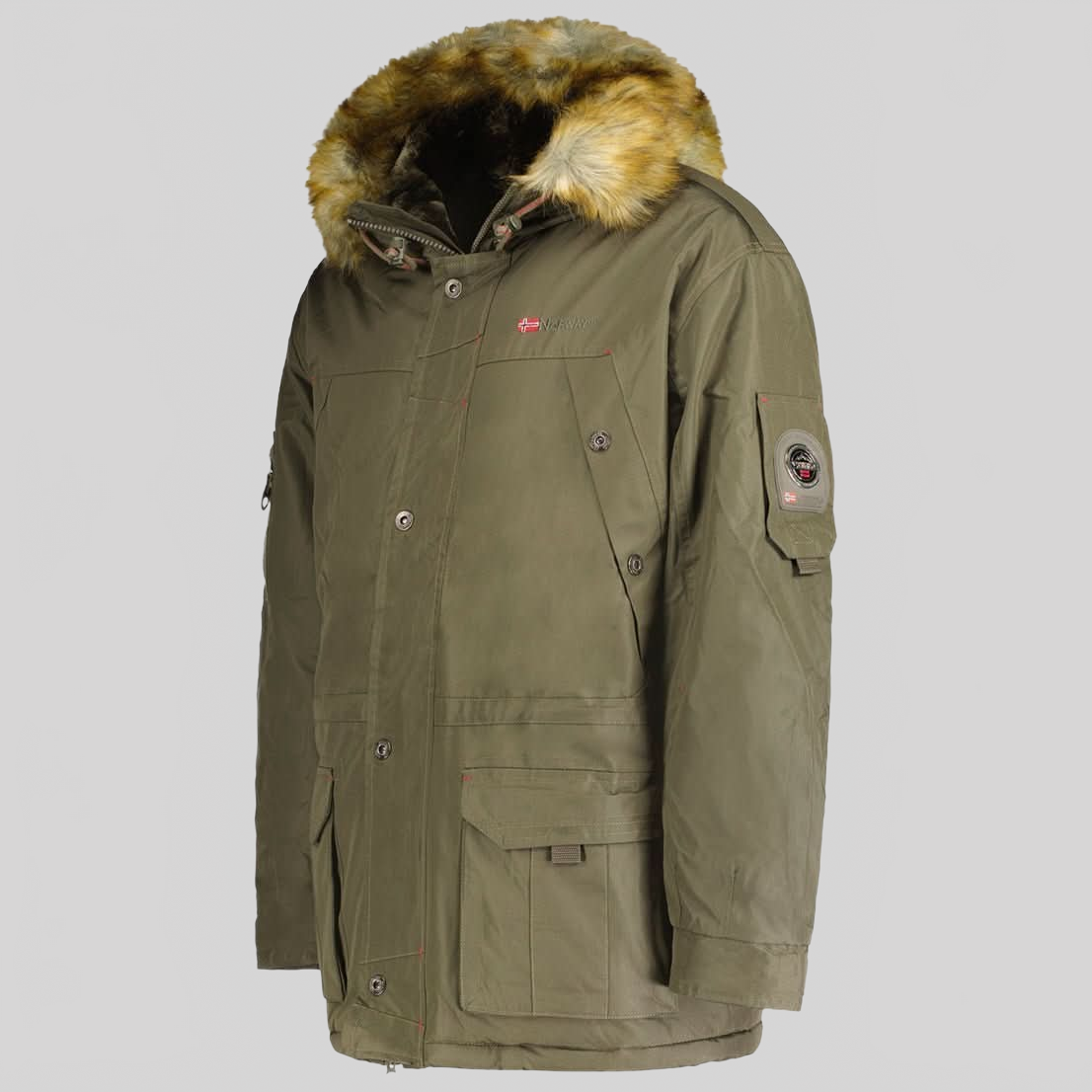 Geographical Norway Abiosaure Men - Warm hooded parka - Geographical Norway ABIOSAURE_MEN_GRIS_FONCE_SDB-ABIOSAURE_MEN_GRIS_FONCE_M_SDB-ABIOSAURE_MEN_GRIS_FONCE_L_SDB-ABIOSAUR_MEN_GRIS_FONCE_XL_SDB-ABIOSAUR_MEN_GRIS_FONCE_XXL_SDB-ABIOSAUR_MEN_GRIS_FONCE_3XL_SDB-ABIOSAUR_MEN_KAKI_S_SDB-ABIOSAUR_MEN_KAKI_M_SDB-ABIOSAUR_MEN_KAKI_L_SDB-ABIOSAUR_MEN_KAKI_XL_SDB