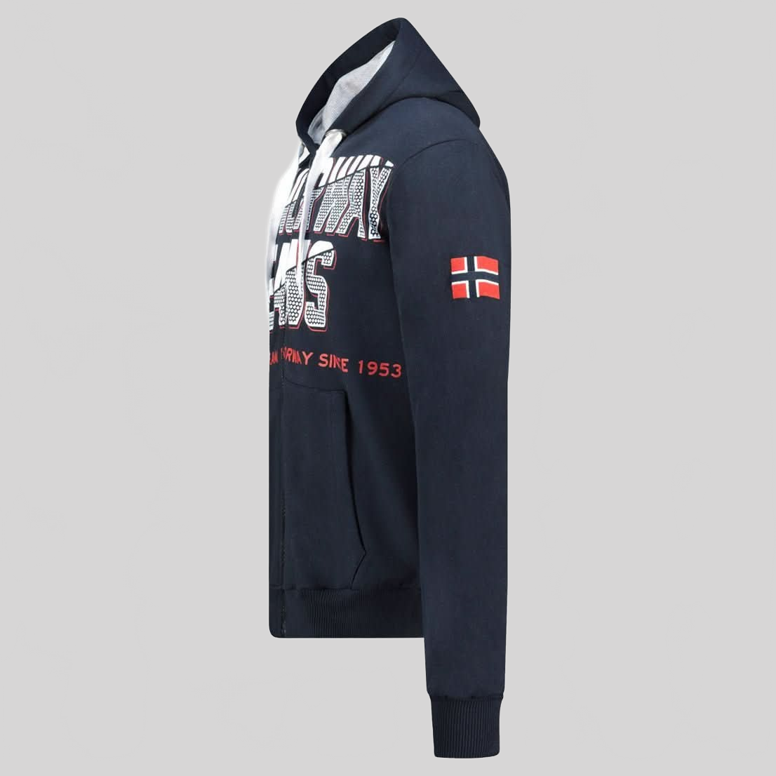 Geographical Geographical Norway GASPER Sudadera con capucha y cremallera, estampado y bandera, hombre - Geographical Norway GASPER_MEN_ROUGE_S_SDB-GASPER_MEN_NOIR_S_SDB-GASPER_MEN_BLANC_S_SDB-GASPER_MEN_MARINE_S_SDB-GASPER_MEN_GRIS_LIGHT_S_SDB-GASPER_MEN_WHITE_M_SDB-GASPER_MEN_MARINE_M_SDB-GASPER_MEN_GRIS_LIGHT_M_SDB-GASPER_MEN_BLACK_M_SDB-GASPER_MEN_RED_M_SDB