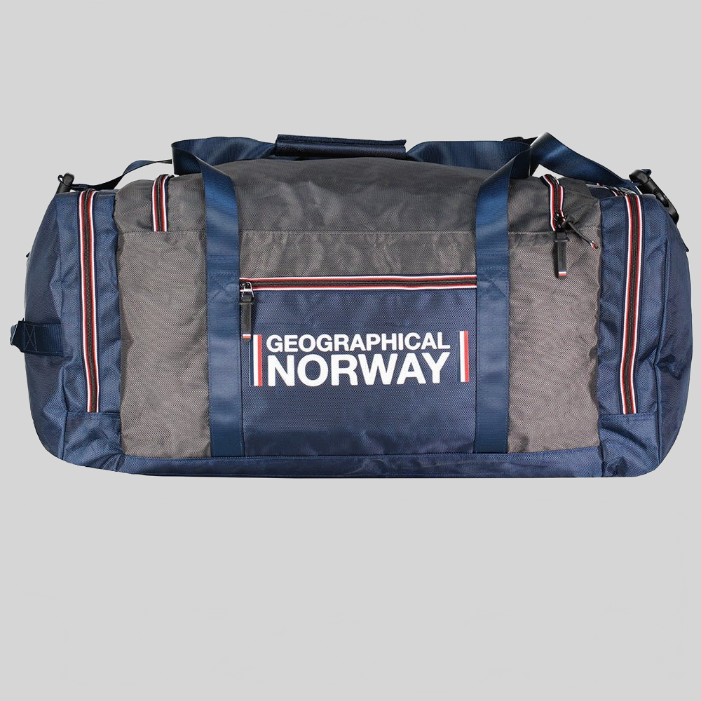 Geographical Norway Shannon - Borsa grande da viaggio e sportiva con tasche e manico - Geographical Norway SHANNON_SAC_KAKI_NOIR_SDB-SHANNON_SAC_NOIR_GRIS_FONCE_SDB-SHANNON_SAC_MARINE_GRIS_FONCE_SDB-SHANNON_SAC_GRIS_FONCE_MARINE_SDB-SHANNON_SAC_ROUGE_MARINE_SDB