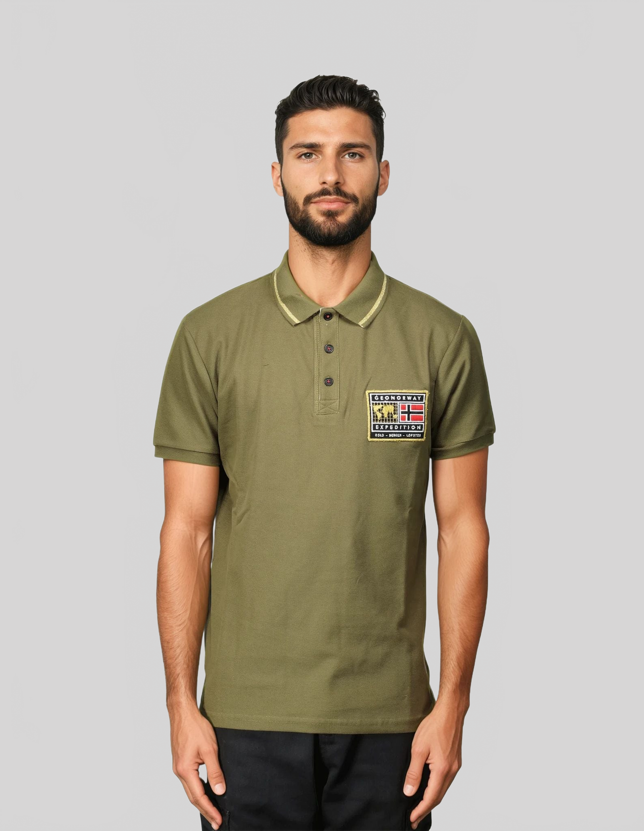 Geographical Norway KARITE Hombre - Polo manga corta 100% Algodón - Geographical Norway KARITE_MEN_GRIS_CLAIR_SDB-KARITE_MEN_GRIS_CLAIR_M_SDB-KARITE_MEN_GRIS_CLAIR_L_SDBKARITE_MEN_GREY_CLEAR_XL_SDB-KARITE_MEN_GREY_CLEAR_XXL_SDB-KARITE_MEN_GREY_CLEAR_3XL_SDB-KARITE_MEN_KAKI_S_SDB-KARITE_MEN_KAKI_M_SDB-KARITE_MEN_KAKI_L_SDB-KARITE_MEN_KAKI_XL_SDB