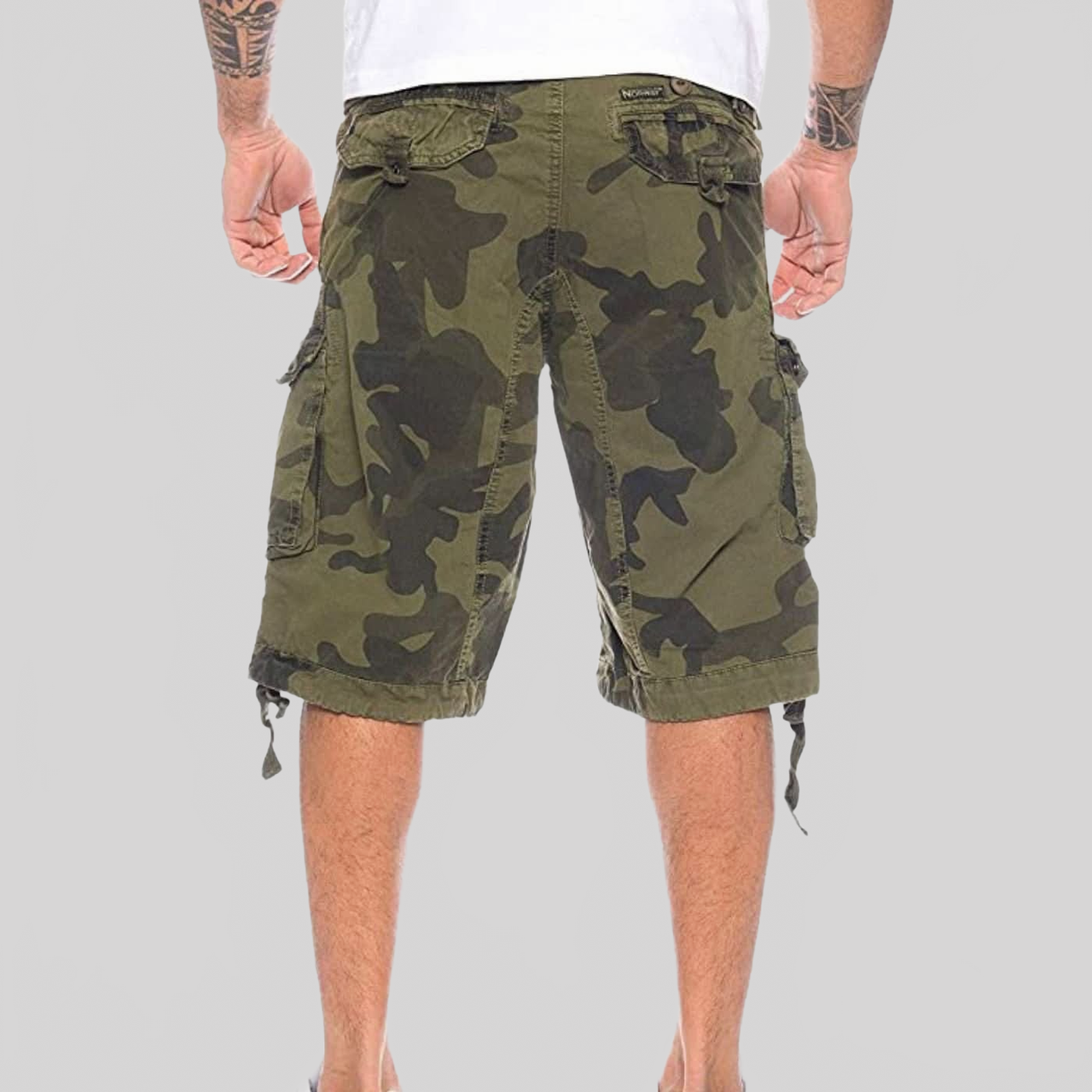 Geographical Norway Panoramique Homme - Bermuda Camo Navy - Geographical Norway - S Camo Navy