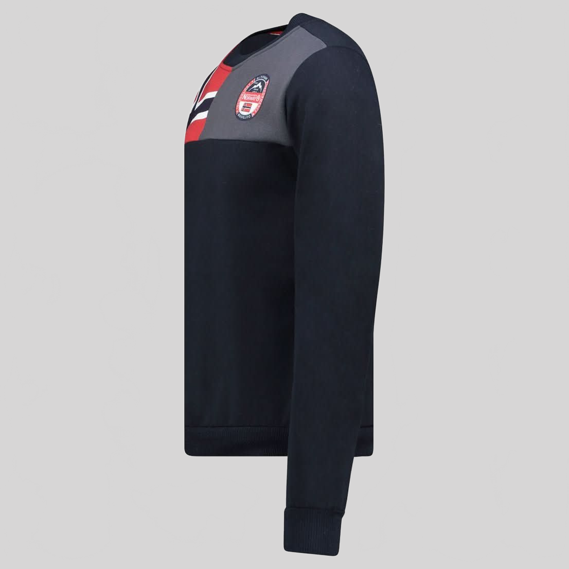 Geographical Norway G-ROUND Herren - Kopfbedeckter Sweatshirt mit Aufdruck und Flagge - Geographical Norway G-ROUND_MEN_MARINE_S_SDB-G-ROUND_MEN_BLANC_S_SDB-G-ROUND_MEN_MARINE_M_SDB-.G-ROUND_MEN_BLANC_M_SDB-G-ROUND_MEN_MARINE_L_SDB-G-ROUND_MEN_BLANC_L_SDB-G-ROUND_MEN_MARINE_XL_SDB-G-ROUND_MEN_BLANC_XL_SDB-G-ROUND_MEN_MARINE_XXL_SDB-G-ROUND_MEN_BLANC_XXL_SDB