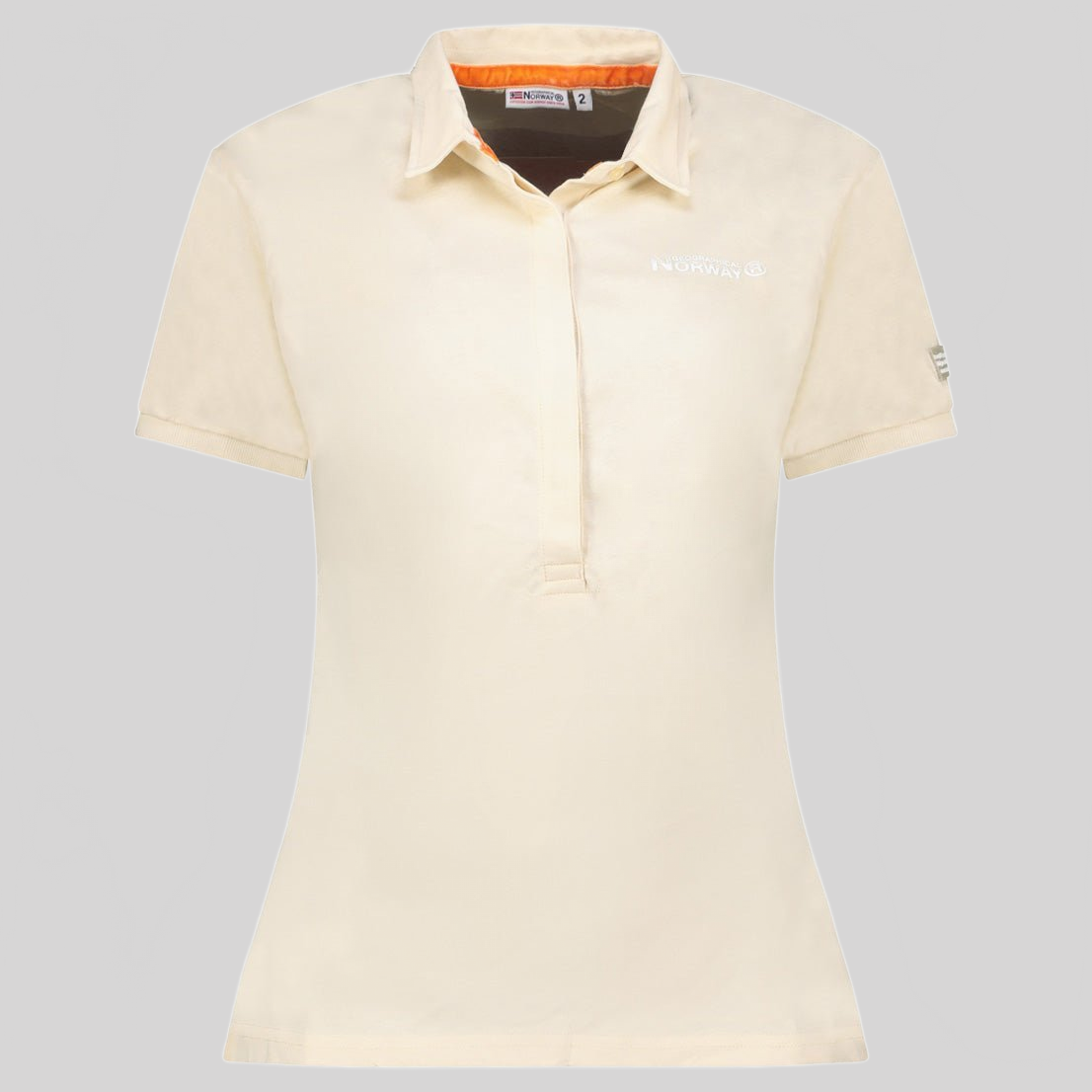 Geographical Norway Kumping Femme - Polo à imprimés avec col boutonné - Geographical Norway KUMPING_LADY_CREME_S_SDB-KUMPING_LADY_CREME_M_SDB-KUMPING_LADY_CREME_L_SDB-KUMPING_LADY_CREME_XL_SDB-KUMPING_LADY_CREME_XXL_SDB-KUMPING_LADY_VIOLET_S_SDB-KUMPING_LADY_VIOLET_M_SDB-KUMPING_LADY_VIOLET_L_SDB-KUMPING_LADY_VIOLET_XL_SDB-KUMPING_LADY_VIOLET_XXL_SDB