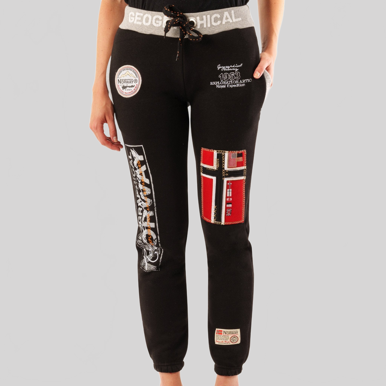 Geographical Norway Myer Women - Low-rise jogging pants - Geographical Norway MYER_LADY_GRIS_CLAIR_S_EO_SDB-MYER_LADY_GRIS_CLAIR_M_EO_SDB-MYER_LADY_GRIS_CLAIR_L_EO_SDB-MYER_LADY_GRIS_CLAIR_XL_EO_SDB-MYER_LADY_GRIS_CLAIR_XXL_EO_SDB-MYER_LADY_NOIR_S_EO_SDB-MYER_LADY_NOIR_M_EO_SDB-MYER_LADY_NOIR_L_EO_SDB-MYER_LADY_NOIR_XL_EO_SDB-MYER_LADY_NOIR_XXL_EO_SDB