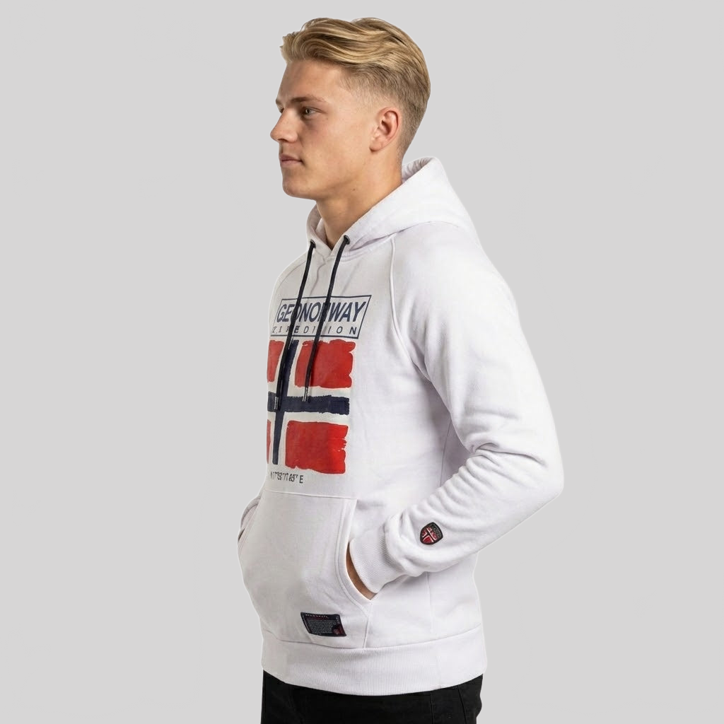 Geographical Norway Gaelig Homme - Sweatshirt - Geographical Norway GAELIG_MEN_KAKI_S_SDB-GAELIG_MEN_BLANC_S_SDB-GAELIG_MEN_KAKI_M_SDB-GAELIG_MEN_BLANC_M_SDB-.GAELIG_MEN_KAKI_L_SDB-GAELIG_MEN_BLANC_L_SDB-GAELIG_MEN_KAKI_XL_SDB-GAELIG_MEN_BLANC_XL_SDB-GAELIG_MEN_BLANC_XXL_SDB-GAELIG_MEN_SCHWARZ_S_SDB
