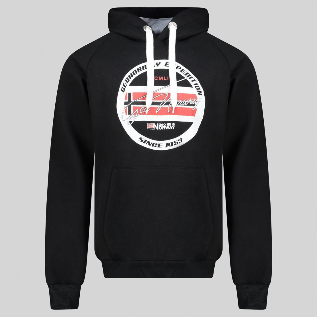 Geographical Norway GARIS Homme - Kopfbedeckter Sweatshirt mit Kapuze und Kängurutaschen - Geographical Norway GARIS_MEN_MARINE_S_SDB-GARIS_MEN_GRIS_CLAIR_S_SDB-GARIS_MEN_NOIR_S_S_SDB-.GARIS_MEN_MARINE_M_SDB-GARIS_MEN_SCHWARZ_M_SDB-GARIS_MEN_HELLGRAU_M_SDB-GARIS_MEN_MARINE_L_SDB-GARIS_MEN_SCHWARZ_L_SDB-GARIS_MEN_HELLGRAU_L_SDB-GARIS_MEN_SCHWARZ_XL_SDB
