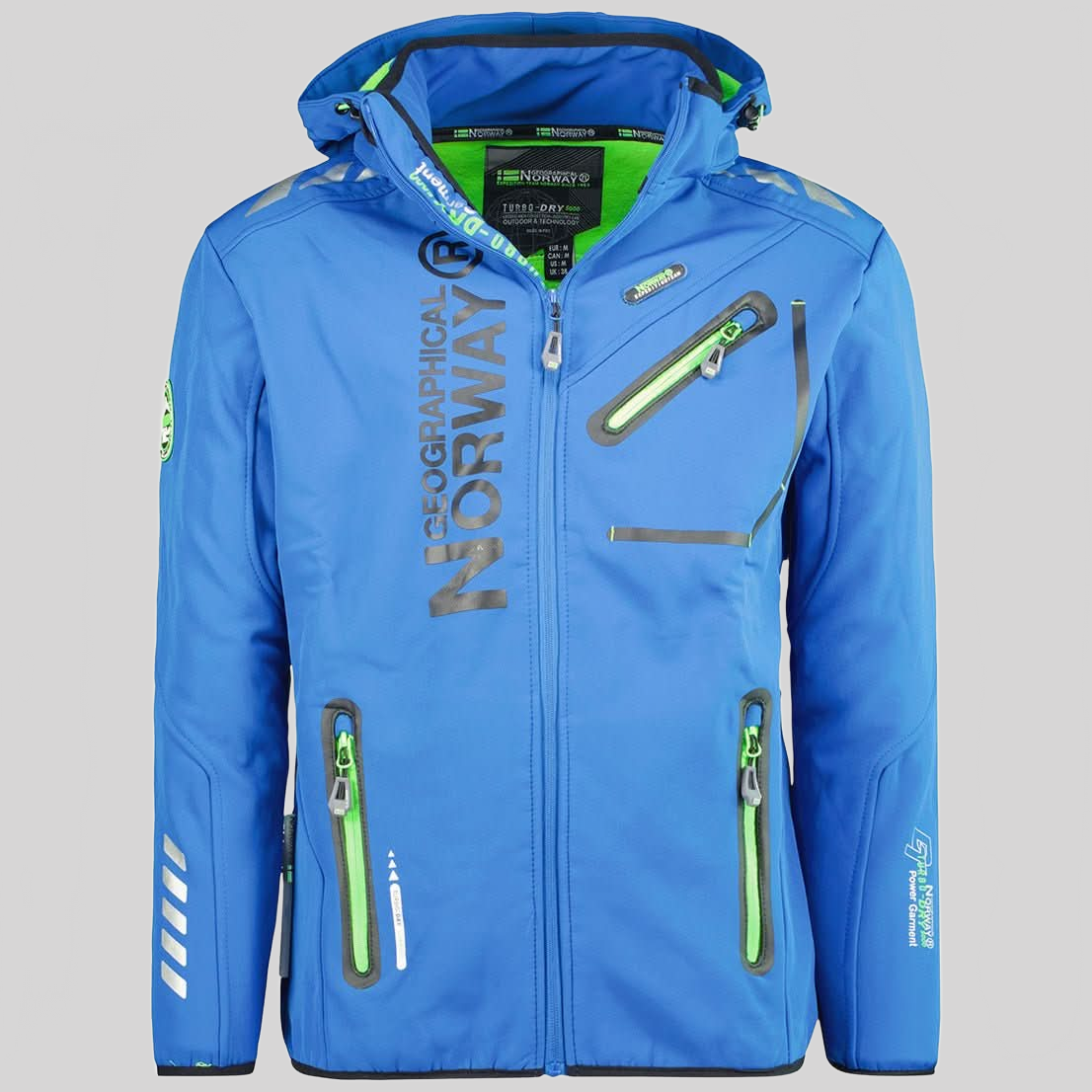 Geographical Norway Geographical Norway Royaute Homme - Softshell Azul Marino Negro - Geographical Norway - M Azul Marino Negro