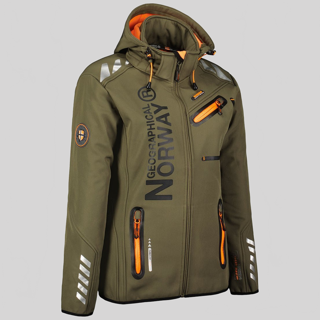Geographical Norway Reine Femme - Softshell - Geographical Norway - S Marine Orange