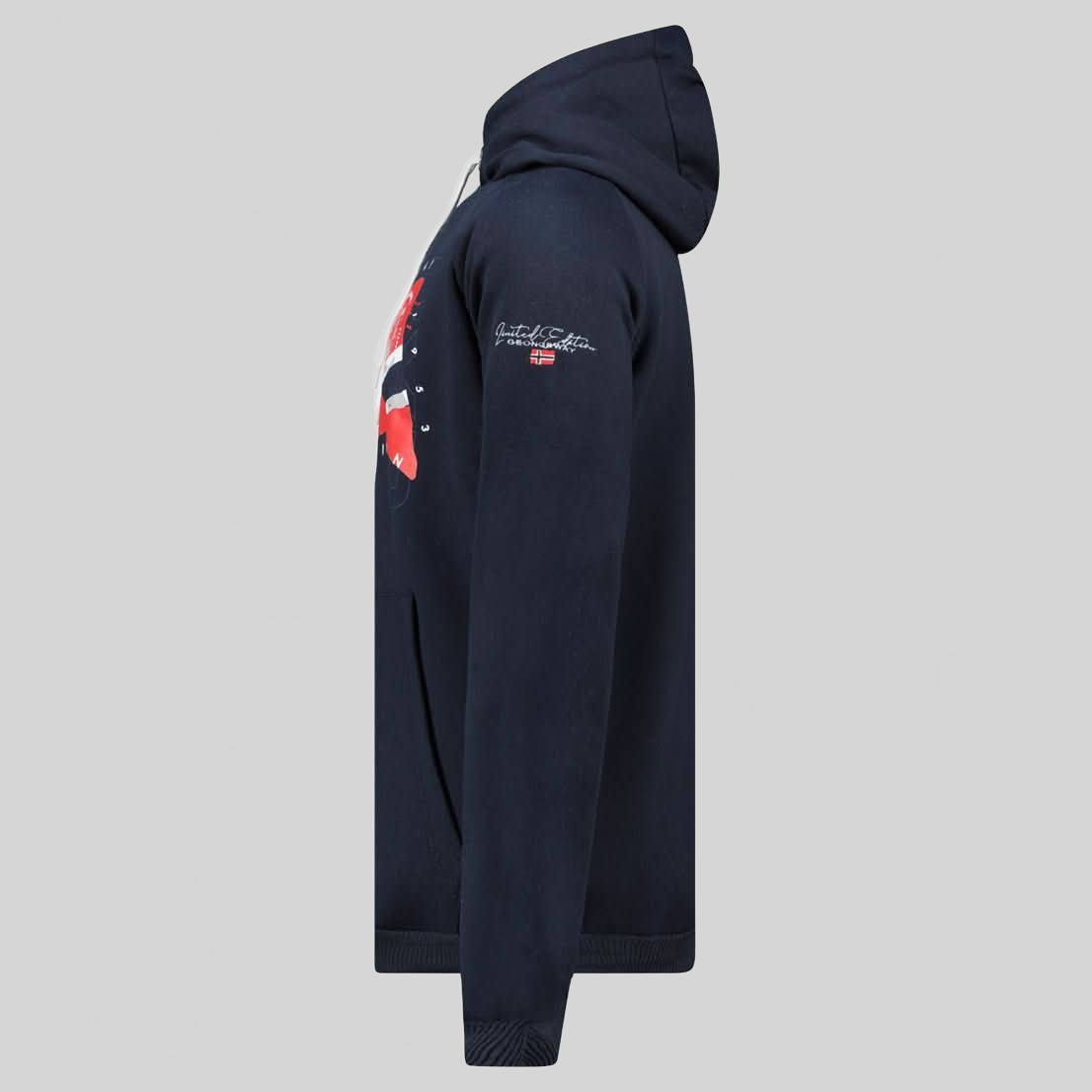 Geographical Norway GDRAP Homme - Kapuzenpullover mit Flagge und Aufdrucken - Geographical Norway GDRAP_MEN_MARINE_S_SDB-GDRAP_MEN_BLANC_S_SDB-GDRAP_MEN_MARINE_M_SDB-.GDRAP_MEN_WEISS_M_SDB-GDRAP_MEN_MARINE_L_SDB-GDRAP_MEN_BLANC_L_SDB-GDRAP_MEN_MARINE_XL_SDB-GDRAP_MEN_BLANC_XL_SDB-GDRAP_MEN_MARINE_XXL_SDB-GDRAP_MEN_BLANC_XXL_SDB
