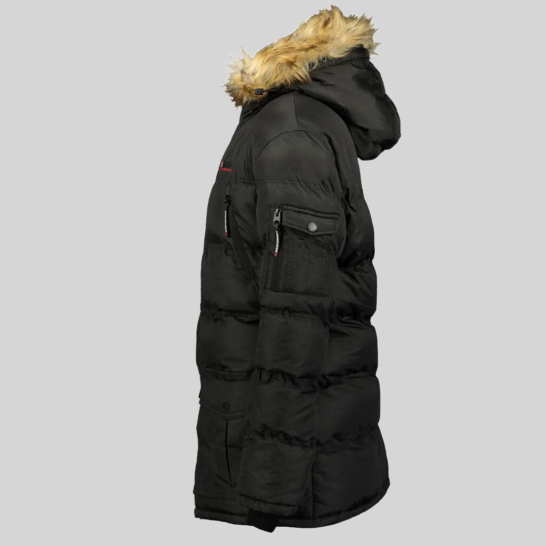 Geographical Norway Bravici Uomo - Parka con cappuccio staccabile e pelliccia sintetica - Geographical Norway BRAVICI_MEN_NOIR_SDB-BRAVICI_MEN_NOIR_M_SDB-BRAVICI_MEN_NOIR_L_SDB-BRAVICI_MEN_NOIR_XL_SDB-BRAVICI_MEN_NOIR_XXL_SDB-BRAVICI_MEN_NOIR_3XL_SDB-BRAVICI_MEN_MARINE_S_SDB-BRAVICI_MEN_MARINE_M_SDB-BRAVICI_MEN_MARINE_L_SDB-BRAVICI_MEN_MARINE_XL_SDB