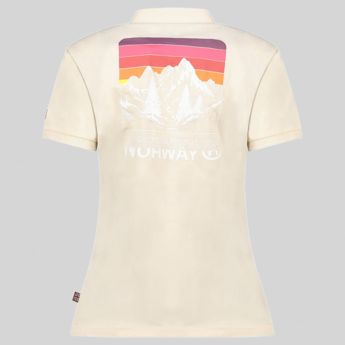 Geographical Norway Kumping Femme - Polo à imprimés avec col boutonné - Geographical Norway KUMPING_LADY_CREME_S_SDB-KUMPING_LADY_CREME_M_SDB-KUMPING_LADY_CREME_L_SDB-KUMPING_LADY_CREME_XL_SDB-KUMPING_LADY_CREME_XXL_SDB-KUMPING_LADY_VIOLET_S_SDB-KUMPING_LADY_VIOLET_M_SDB-KUMPING_LADY_VIOLET_L_SDB-KUMPING_LADY_VIOLET_XL_SDB-KUMPING_LADY_VIOLET_XXL_SDB