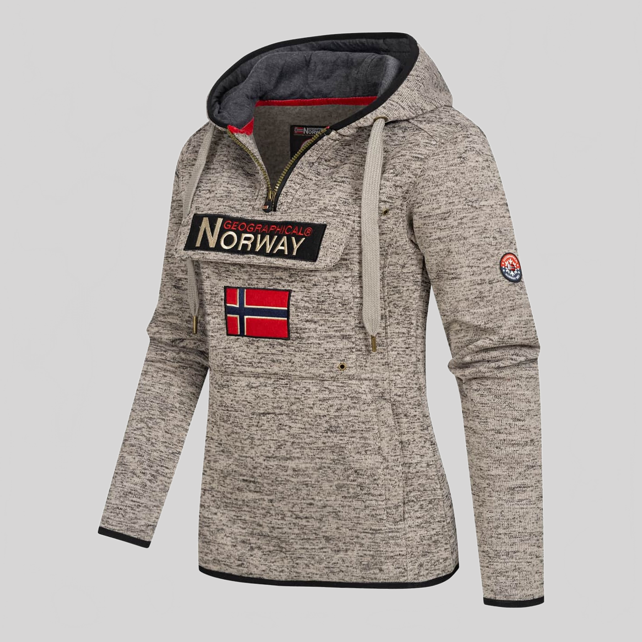 Geographical Norway Upclassica Damen - Kapuzenpullover mit Reißverschlusskragen - Geographical Norway UPCLASSICA_LADY_BLANC_S_SDB-UPCLASSICA_LADY_GRIS_CLAIR_S_S_DB-UPCLASSICA_LADY_CORAIL_S_SDB-UPCLASSICA_LADY_MARINE_S_SDB-UPCLASSICA_LADY_ROSE_FLASH_S_S_SDB-UPCLASSICA_LADY_SCHWARZ_S_S_SDB-UPCLASSICA_LADY_BLANC_M_SDB-UPCLASSICA_LADY_GRAIS_CLAIR_M_SDB-UPCLASSICA_LADY_CORAIL_M_SDB-UPCLASSICA_LADY_MARINE_M_SDB