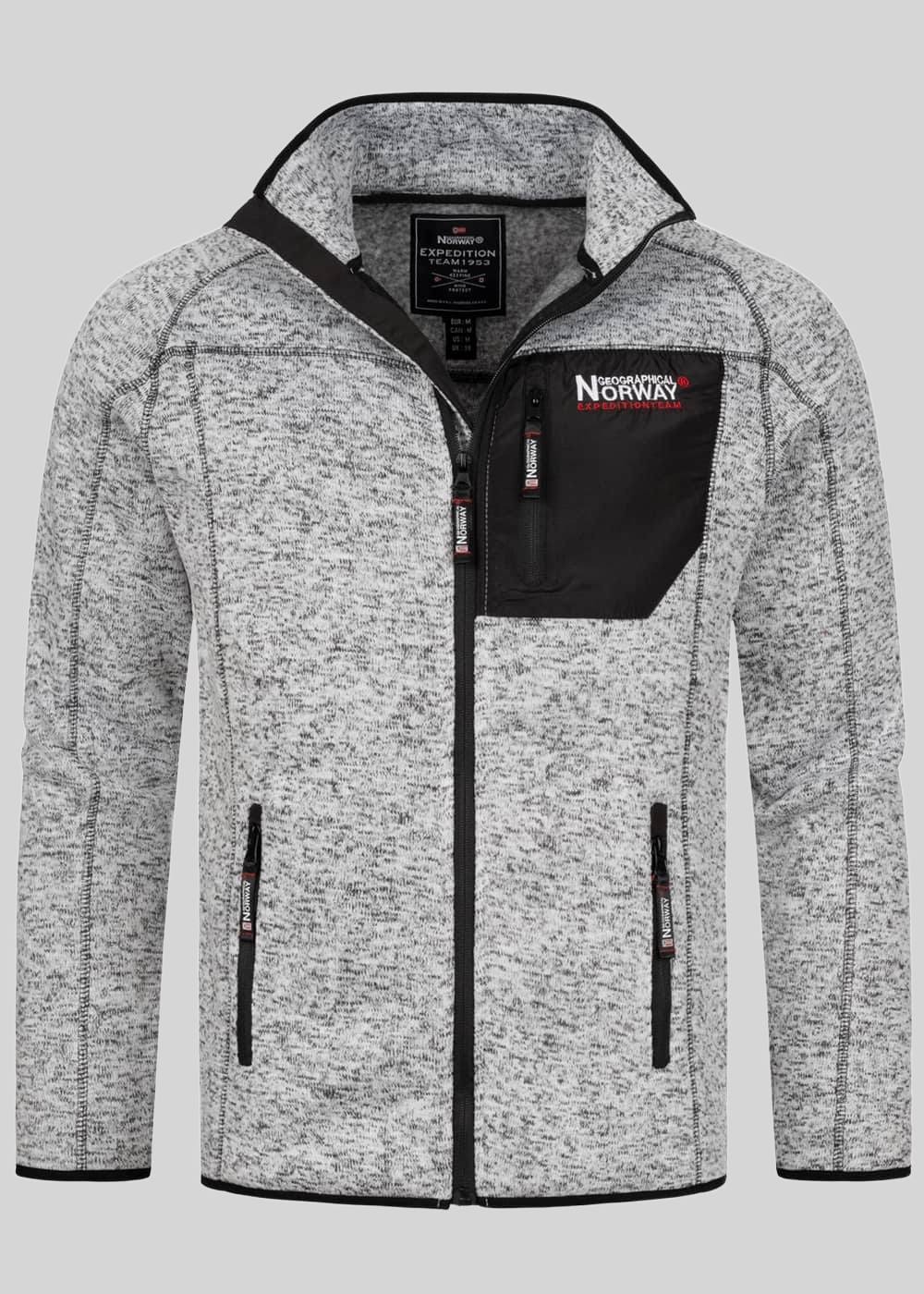 Geographical Norway Title Mann - Fleece Mann - Geographical Norway TITLE_MEN_BLANC_L_SDB-TITLE_MEN_BLANC_M_SDB-TITLE_MEN_BLANC_XL_SDB-TITLE_MEN_BLANC_XXL_SDB