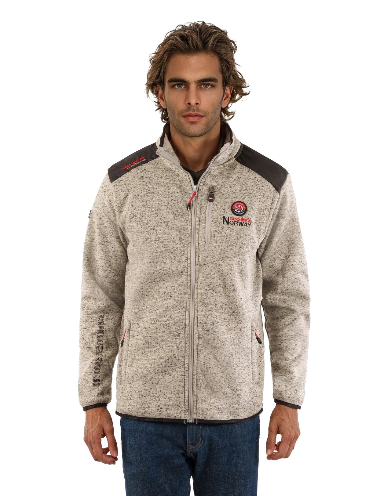 Geographical Norway Tavid Mann - Lässiges Fleece - Geographical Norway TAVID_MEN_BORDEAUX_S_SDB-TAVID_MEN_BLANC_S_SDB-TAVID_MEN_BORDEAUX_M_SDB-.TAVID_MEN_BLANC_M_SDB-TAVID_MEN_BORDEAUX_L_SDB-TAVID_MEN_BLANC_L_SDB-TAVID_MEN_BORDEAUX_XL_SDB-TAVID_MEN_BLANC_XL_SDB-TAVID_MEN_BORDEAUX_XXL_SDB-TAVID_MEN_BLANC_XXL_SDB