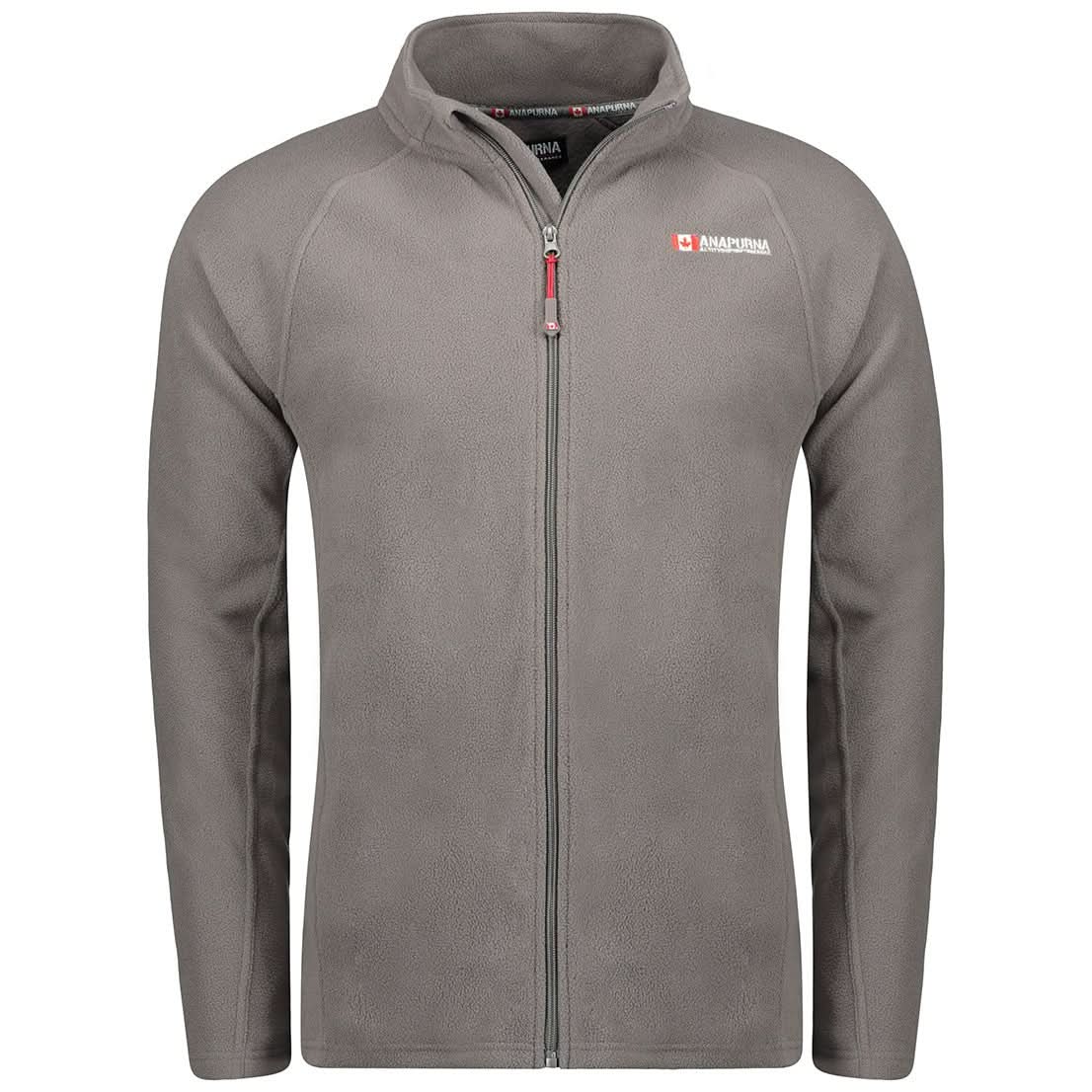 Tonneau Anapurna FZ Homme - Microfleece mit Reißverschluss und Stickerei auf der Brust - Geographical Norway TONNEAU_MEN_FZ_ROUGE_S_AN_SDB-TONNEAU_MEN_FZ_GRIS_FONCE_S_AN_SDB-TONNEAU_MEN_FZ_ROUGE_XL_AN_AN_SDB