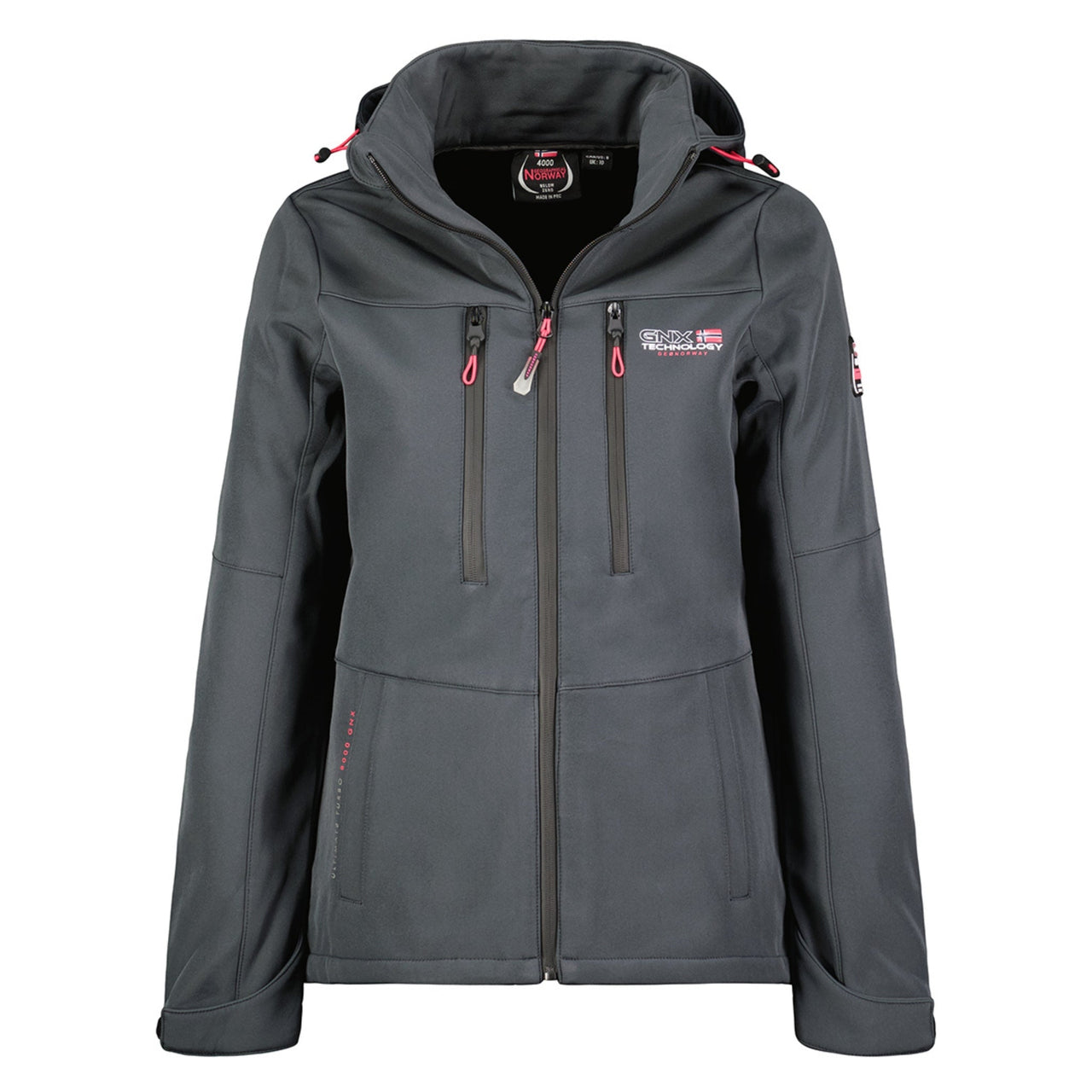 Geographical Norway Timmex Damen - Softshell mit Kapuze - Geographical Norway TIMMEX_LADY_GRIS_FONCE_NOIR_S_SDB-TIMMEX_LADY_GRIS_FONCE_NOIR_M_SDB-TIMMEX_LADY_GRIS_FONCE_NOIR_L_SDB-TIMMEX_LADY_GRIS_FONCE_NOIR_XL_SDB-TIMMEX_LADY_GRAU_DUNKEL_SCHWARZ_XXL_SDB-TIMMEX_LADY_MARINE_SCHWARZ_S_SDB-TIMMEX_LADY_MARINE_SCHWARZ_M_SDB-TIMMEX_LADY_MARINE_SCHWARZ_L_SDB-TIMMEX_LADY_MARINE_SCHWARZ_XL_SDB-TIMMEX_LADY_MARINE_SCHWARZ_XXL_SDB