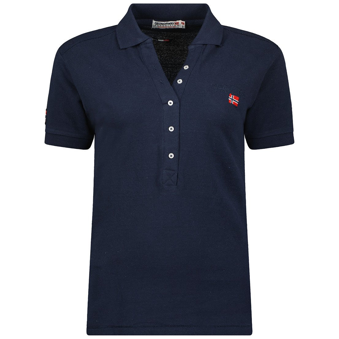 Geographical Norway Kelly Women - Polo-Shirt mit geknöpftem Kragen - Geographical Norway KELLY_LADY_BLEU_CIEL_S_SDB-KELLY_LADY_BLEU_CIEL_M_SDB-KELLY_LADY_BLEU_CIEL_L_SDB-.KELLY_LADY_HIMMELBLAU_XL_SDB-KELLY_LADY_HIMMELBLAU_XXL_SDB-KELLY_LADY_MARINE_S_SDB-KELLY_LADY_MARINE_M_SDB-KELLY_LADY_MARINE_L_SDB-KELLY_LADY_MARINE_XL_SDB-KELLY_LADY_MARINE_XXL_SDB