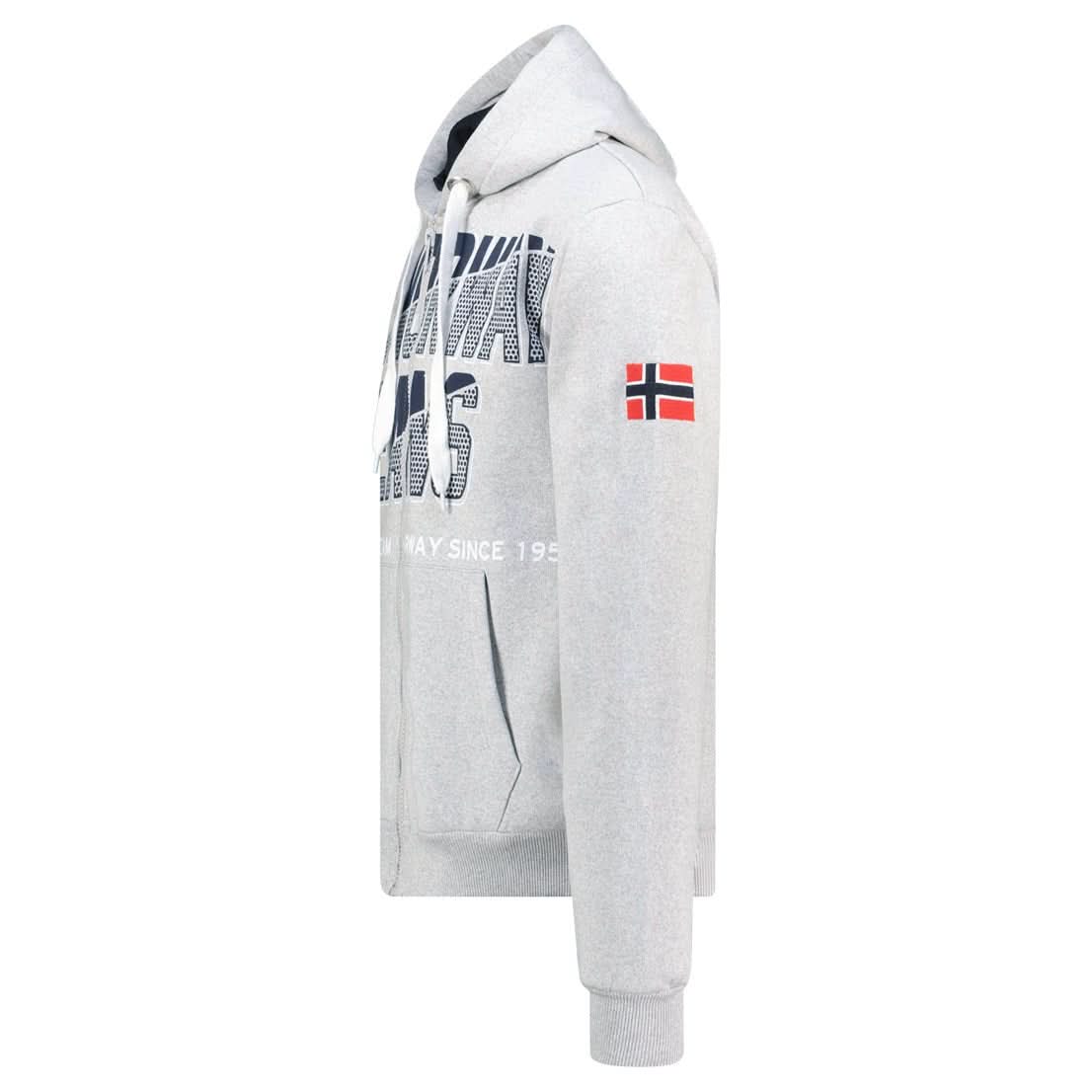 Geographical Norway GASPER Homme - Zip-Hoodie mit Aufdrucken und Flagge - Geographical Norway GASPER_MEN_ROUGE_S_SDB-GASPER_MEN_NOIR_S_SDB-GASPER_MEN_BLANC_S_SDB-.GASPER_MEN_MARINE_S_SDB-GASPER_MEN_HELLGRAU_S_SDB-GASPER_MEN_WEISS_M_SDB-GASPER_MEN_MARINE_M_SDB-GASPER_MEN_GRAU_HELLGRAU_M_SDB-GASPER_MEN_SCHWARZ_M_SDB-GASPER_MEN_ROT_M_SDB
