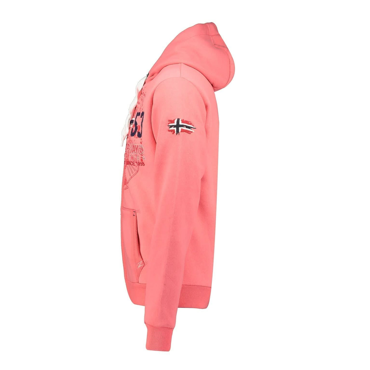 Geographical Norway Gapigal Homme - Sweatshirt mit Reißverschluss und Kapuze - Geographical Norway GAPIGAL_MEN_BEIGE_M_EO_SDB-GAPIGAL_MEN_BEIGE_L_EO_SDB-GAPIGAL_MEN_BEIGE_XL_EO_SDB-.GAPIGAL_MEN_BLEU_S_EO_SDB-GAPIGAL_MEN_BLEU_M_EO_SDB-GAPIGAL_MEN_BLEU_L_EO_SDB-GAPIGAL_MEN_BLEU_XL_EO_SDB-GAPIGAL_MEN_BLEU_XXL_EO_SDB-GAPIGAL_MEN_CORAIL_M_EO_SDB-GAPIGAL_MEN_CORAIL_L_EO_SDB