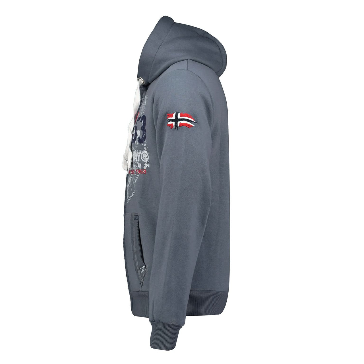Geographical Norway Gapigal Homme - Sweatshirt mit Reißverschluss und Kapuze - Geographical Norway GAPIGAL_MEN_BEIGE_M_EO_SDB-GAPIGAL_MEN_BEIGE_L_EO_SDB-GAPIGAL_MEN_BEIGE_XL_EO_SDB-.GAPIGAL_MEN_BLEU_S_EO_SDB-GAPIGAL_MEN_BLEU_M_EO_SDB-GAPIGAL_MEN_BLEU_L_EO_SDB-GAPIGAL_MEN_BLEU_XL_EO_SDB-GAPIGAL_MEN_BLEU_XXL_EO_SDB-GAPIGAL_MEN_CORAIL_M_EO_SDB-GAPIGAL_MEN_CORAIL_L_EO_SDB