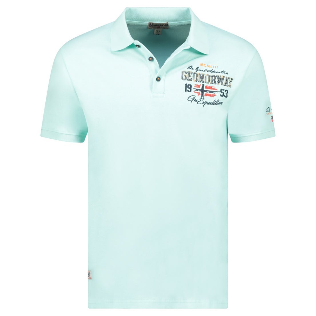Geographical Norway KAPUCCINO Homme - Polo-Shirt mit kurzen Ärmeln - Geographical Norway KAPUCCINO_MEN_KAKI_S_SDB-KAPUCCINO_MEN_BLANC_S_SDB-KAPUCCINO_MEN_KAKI_M_SDB-.KAPUCCINO_MEN_BLANC_M_SDB-KAPUCCINO_MEN_KAKI_L_SDB-KAPUCCINO_MEN_BLANC_L_SDB-KAPUCCINO_MEN_KAKI_XL_SDB-KAPUCCINO_MEN_BLANC_XL_SDB-KAPUCCINO_MEN_KAKI_XXL_SDB-KAPUCCINO_MEN_BLANC_XXL_SDB