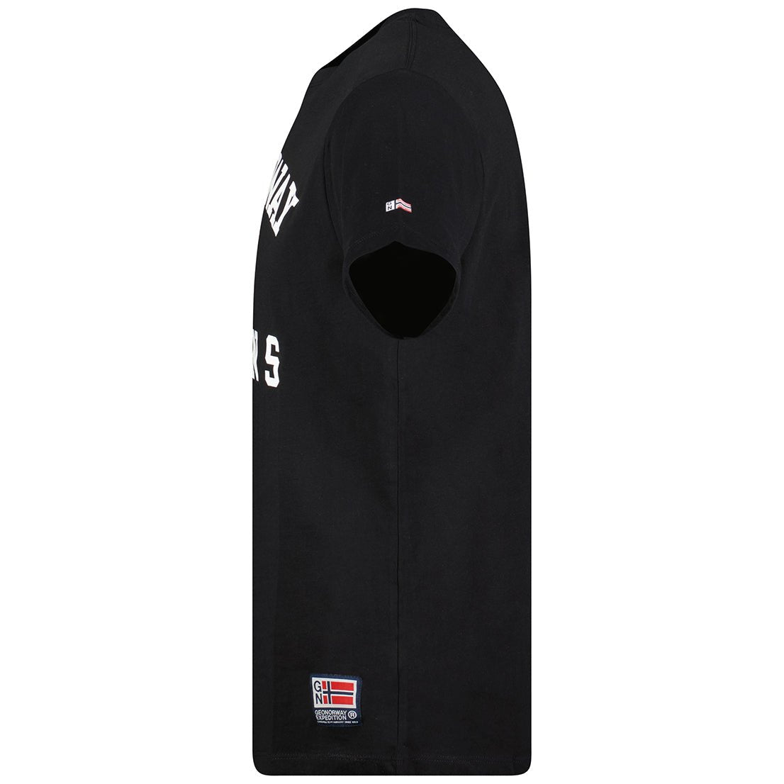 Geographical Norway Jadsen - T-Shirt Mann Kurzarm Rundhalsausschnitt Flagge Ärmel und Druck - Geographical Norway JADSEN_MEN_GRIS_CLAIR_3XL_SDB-JADSEN_MEN_BLANC_3XL_SDB-JADSEN_MEN_GRIS_CLAIR_L_SDB-.JADSEN_MEN_BLANC_L_SDB-JADSEN_MEN_GRAIS_CLAIR_M_SDB-JADSEN_MEN_BLANC_M_SDB-JADSEN_MEN_GRAIS_CLAIR_XL_SDB-JADSEN_MEN_BLANC_XL_SDB-JADSEN_MEN_BLANC_XXL_SDB-JADSEN_MEN_GRAIS_CLAIR_XXL_SDB