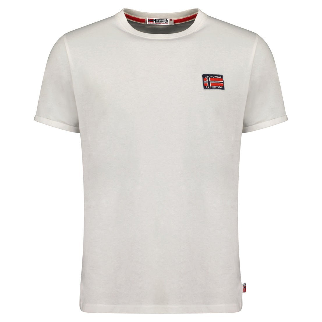 Geographical Norway Jaltimore - Herren T-Shirt Kurzarm mit Flagge - Geographical Norway JALTIMORE_MEN_BLANC_S_SDB-JALTIMORE_MEN_JAUNE_S_SDB-JALTIMORE_MEN_BLEU_S_S_DB-.JALTIMORE_MEN_BLANC_M_SDB-JALTIMORE_MEN_JAUNE_M_SDB-JALTIMORE_MEN_BLEU_M_SDB-JALTIMORE_MEN_BLANC_L_SDB-JALTIMORE_MEN_JAUNE_L_SDB-JALTIMORE_MEN_BLEU_L_SDB-JALTIMORE_MEN_BLANC_XL_SDB