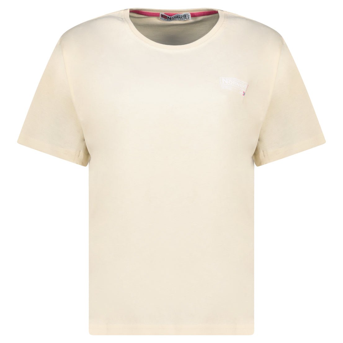 Geographical Norway Jilva Damen - T-Shirt mit Frontprint - Geographical Norway JILVA_LADY_ROSE_POUDRE_S_SDB-JILVA_LADY_ROSE_POUDRE_M_SDB-JILVA_LADY_ROSE_POUDRE_L_SDB-.JILVA_LADY_ROSA_PUDER_XL_SDB-JILVA_LADY_ROSA_PUDER_XXL_SDB-JILVA_LADY_BEIGE_S_SDB-JILVA_LADY_BEIGE_M_SDB-JILVA_LADY_BEIGE_L_SDB-JILVA_LADY_BEIGE_XL_SDB-JILVA_LADY_BEIGE_XXL_SDB