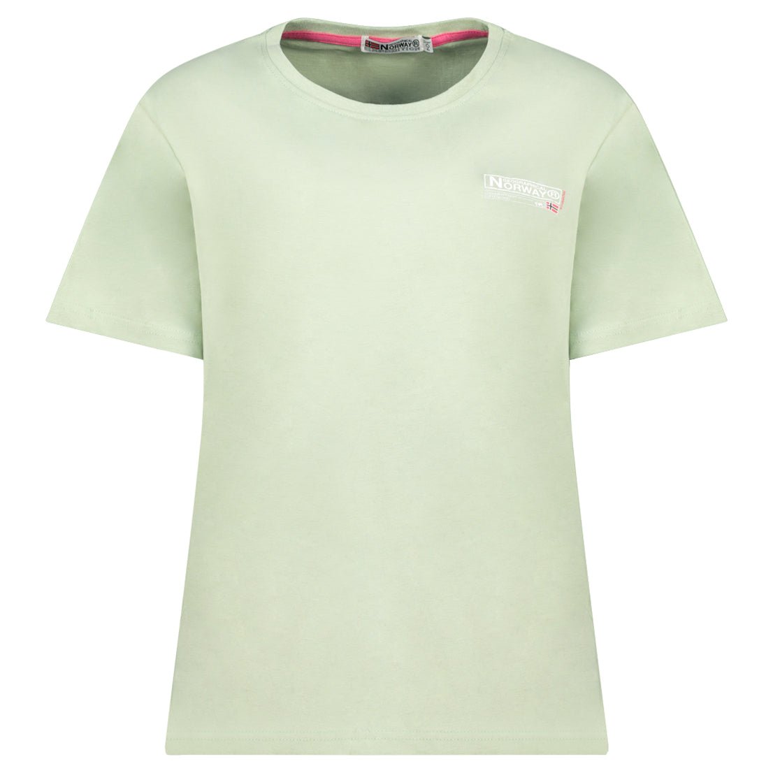 Geographical Norway Jilva Damen - T-Shirt mit Frontprint - Geographical Norway JILVA_LADY_ROSE_POUDRE_S_SDB-JILVA_LADY_ROSE_POUDRE_M_SDB-JILVA_LADY_ROSE_POUDRE_L_SDB-.JILVA_LADY_ROSA_PUDER_XL_SDB-JILVA_LADY_ROSA_PUDER_XXL_SDB-JILVA_LADY_BEIGE_S_SDB-JILVA_LADY_BEIGE_M_SDB-JILVA_LADY_BEIGE_L_SDB-JILVA_LADY_BEIGE_XL_SDB-JILVA_LADY_BEIGE_XXL_SDB