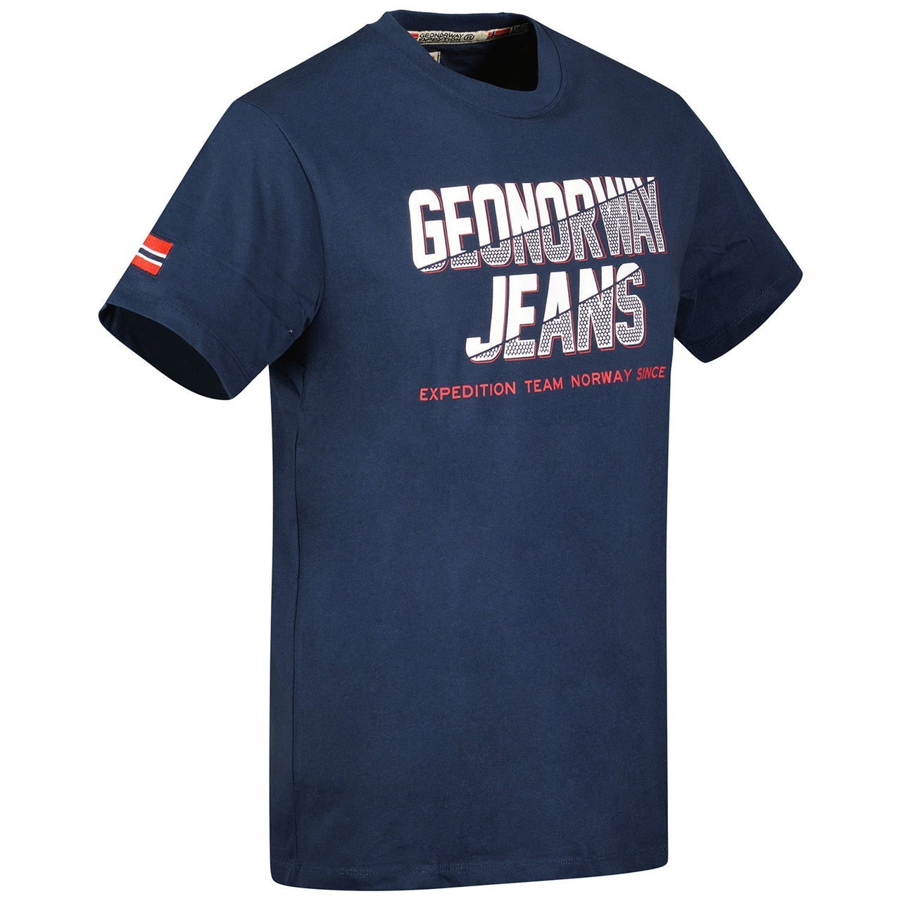 Geographical Norway Jasper - Herren T-Shirt Rundhalsausschnitt mit Flagge und Aufdrucken - Geographical Norway JASPER_MEN_NOIR_M_SDB-JASPER_MEN_BLANC_M_SDB-JASPER_MEN_MARINE_M_SDB-.JASPER_MEN_HELLGRAU_M_SDB-JASPER_MEN_ROT_M_SDB-JASPER_MEN_HELLGRAU_L_SDB-JASPER_MEN_MARINE_L_SDB-JASPER_MEN_WEISS_L_SDB-JASPER_MEN_ROT_L_SDB-JASPER_MEN_SCHWARZ_L_SDB